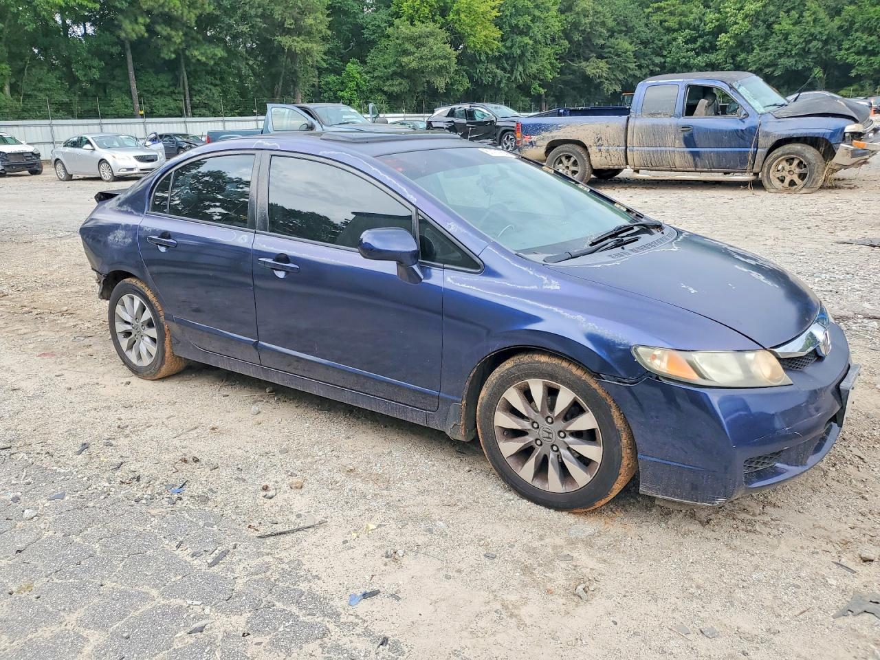 2009 Honda Civic Ex Blue vin: 2HGFA16879H515436