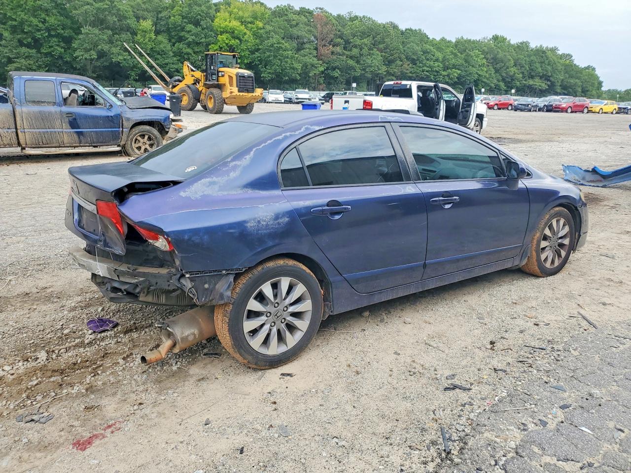2009 Honda Civic Ex Blue vin: 2HGFA16879H515436