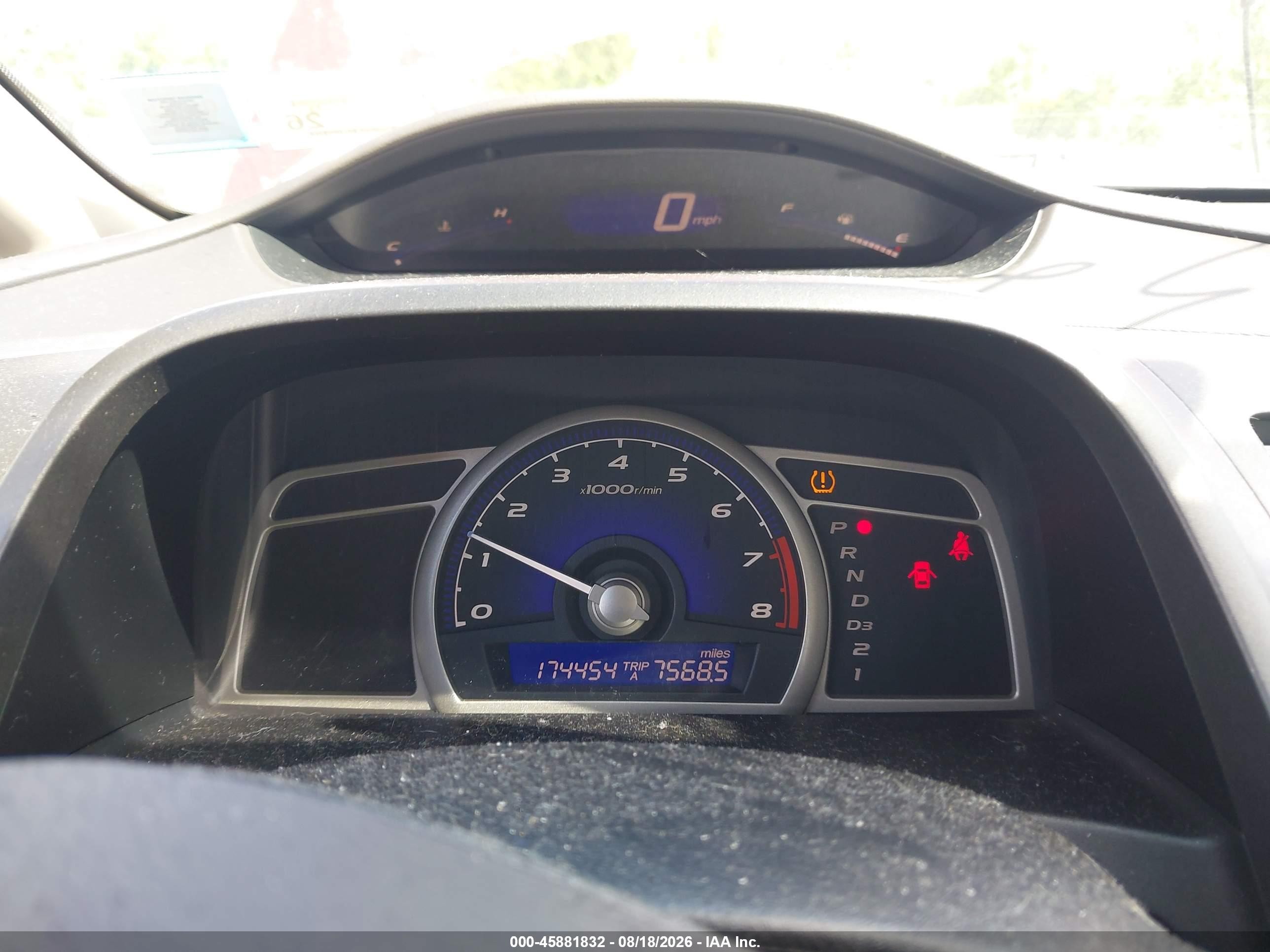 2009 Honda Civic Ex Red vin: 2HGFA16879H520751