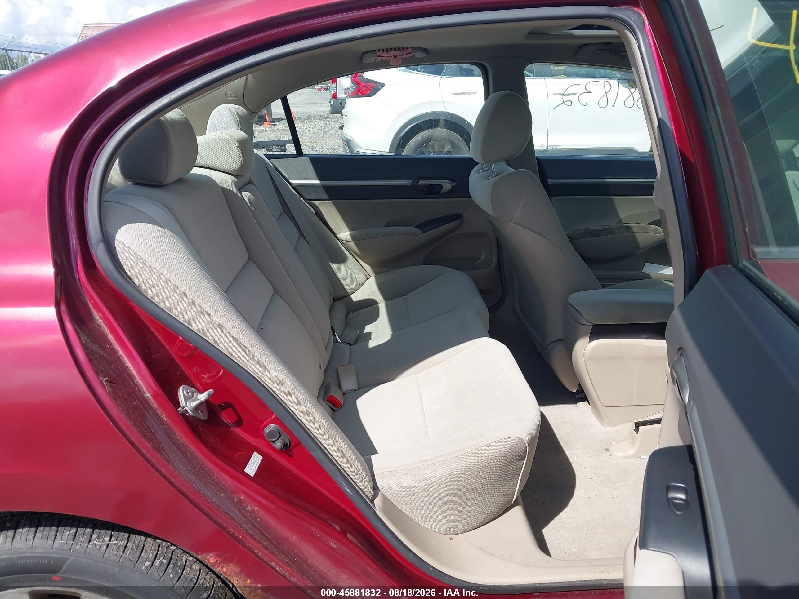 2009 Honda Civic Ex Red vin: 2HGFA16879H520751