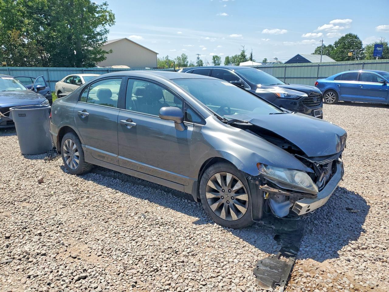 2009 Honda Civic Ex Silver vin: 2HGFA16879H523617