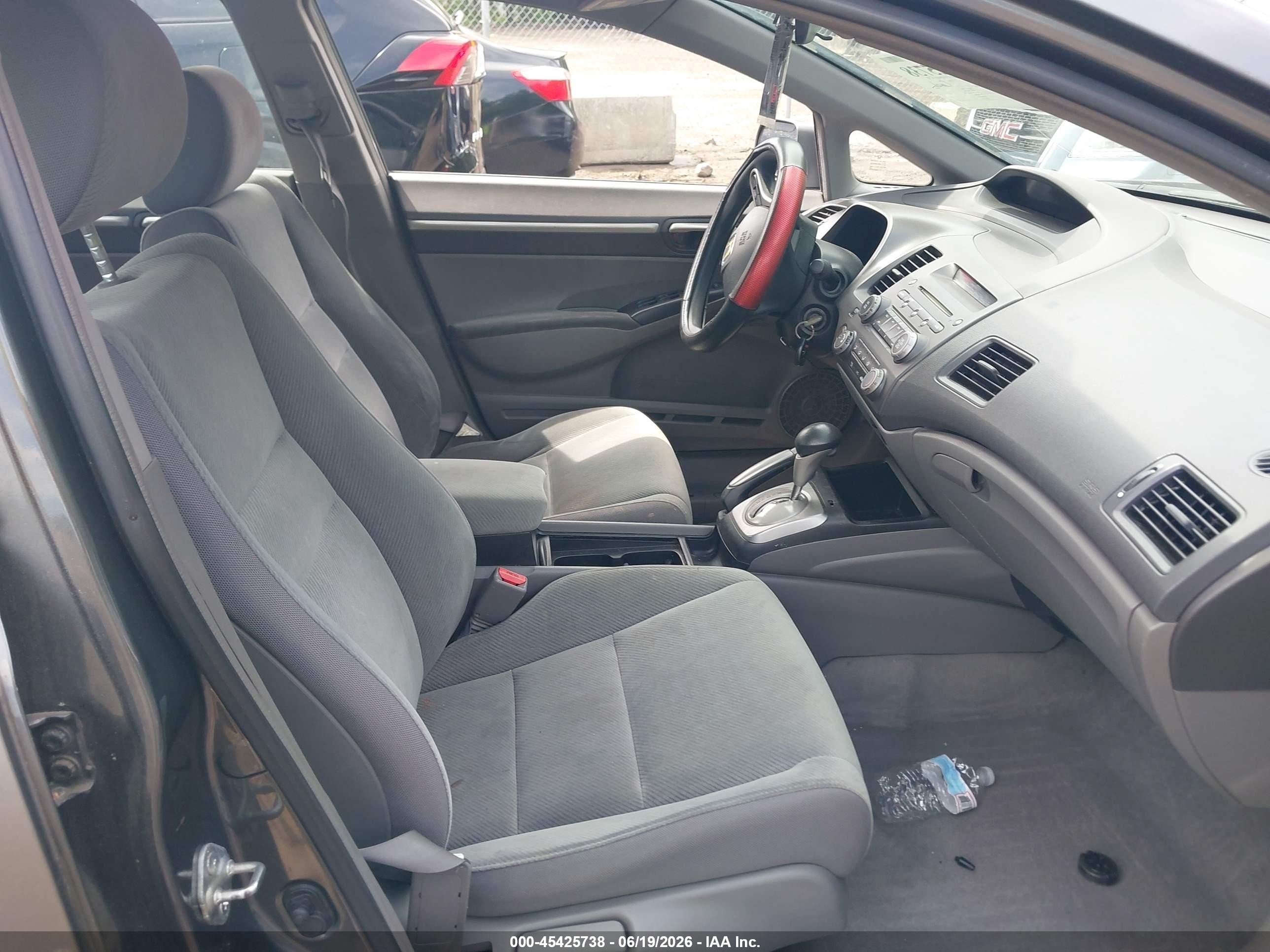 2009 Honda Civic Ex Gray vin: 2HGFA16879H533225