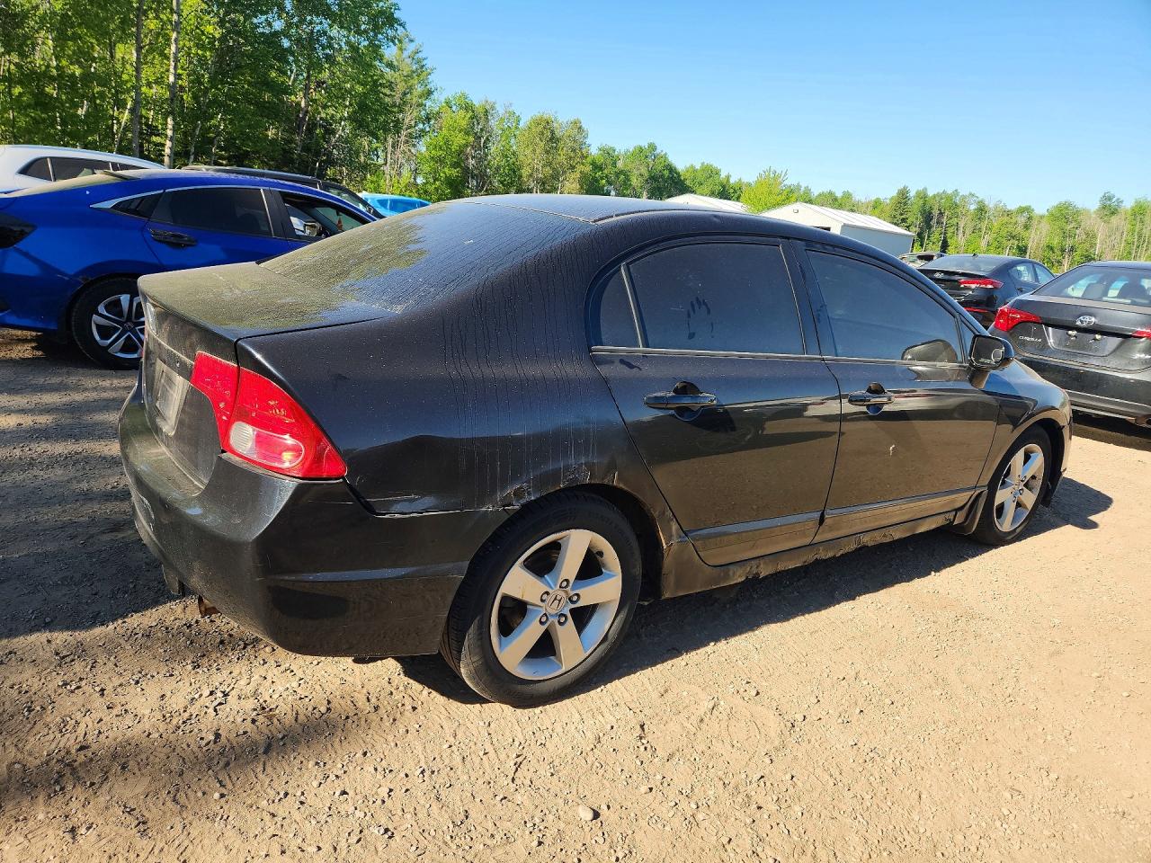 2006 Honda Civic Ex Black vin: 2HGFA16886H006712