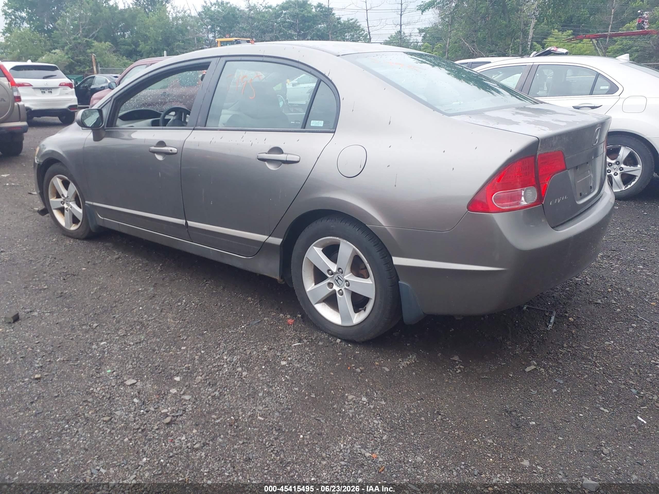 2006 Honda Civic Ex Gray vin: 2HGFA16886H509138