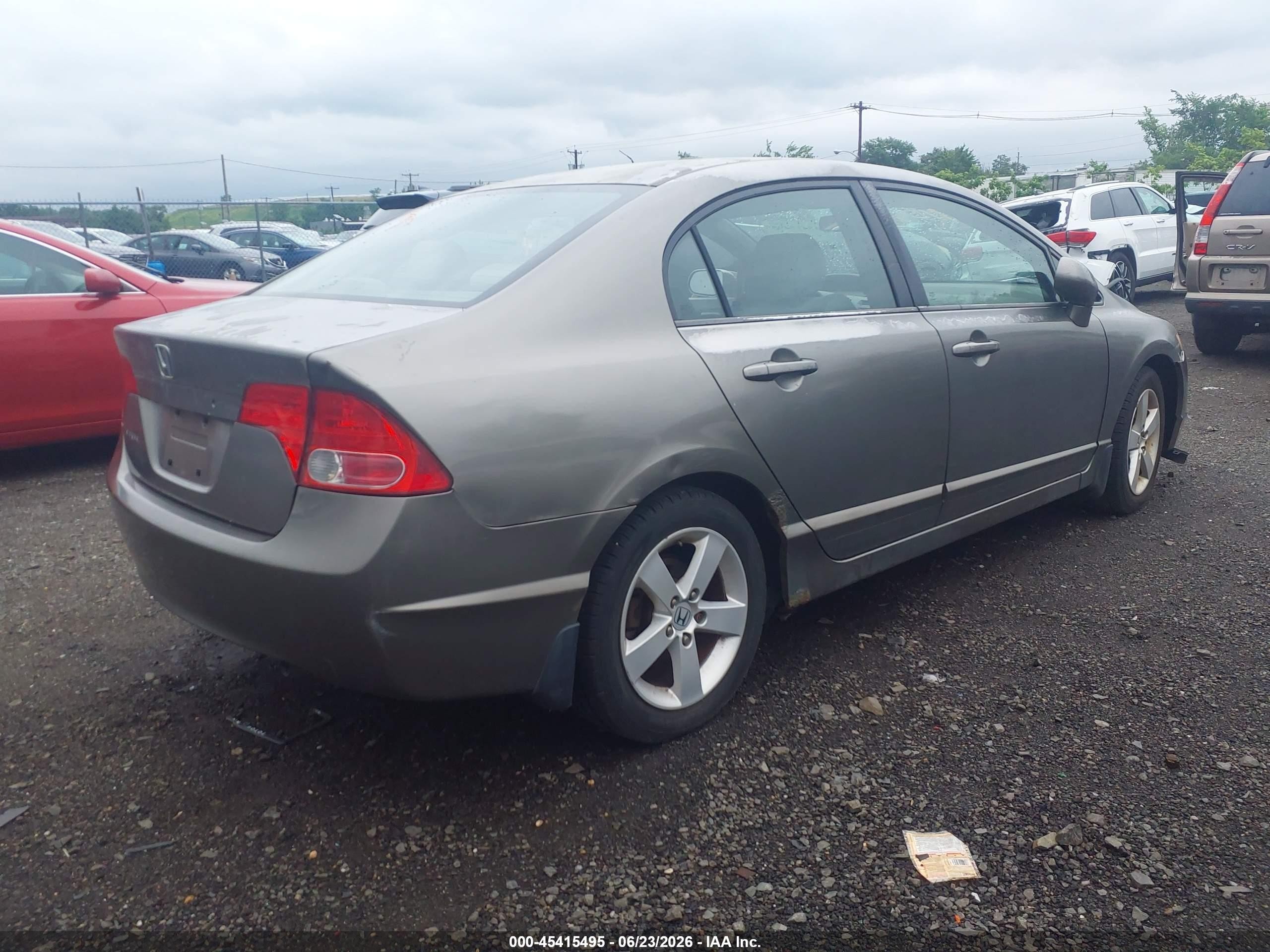 2006 Honda Civic Ex Gray vin: 2HGFA16886H509138