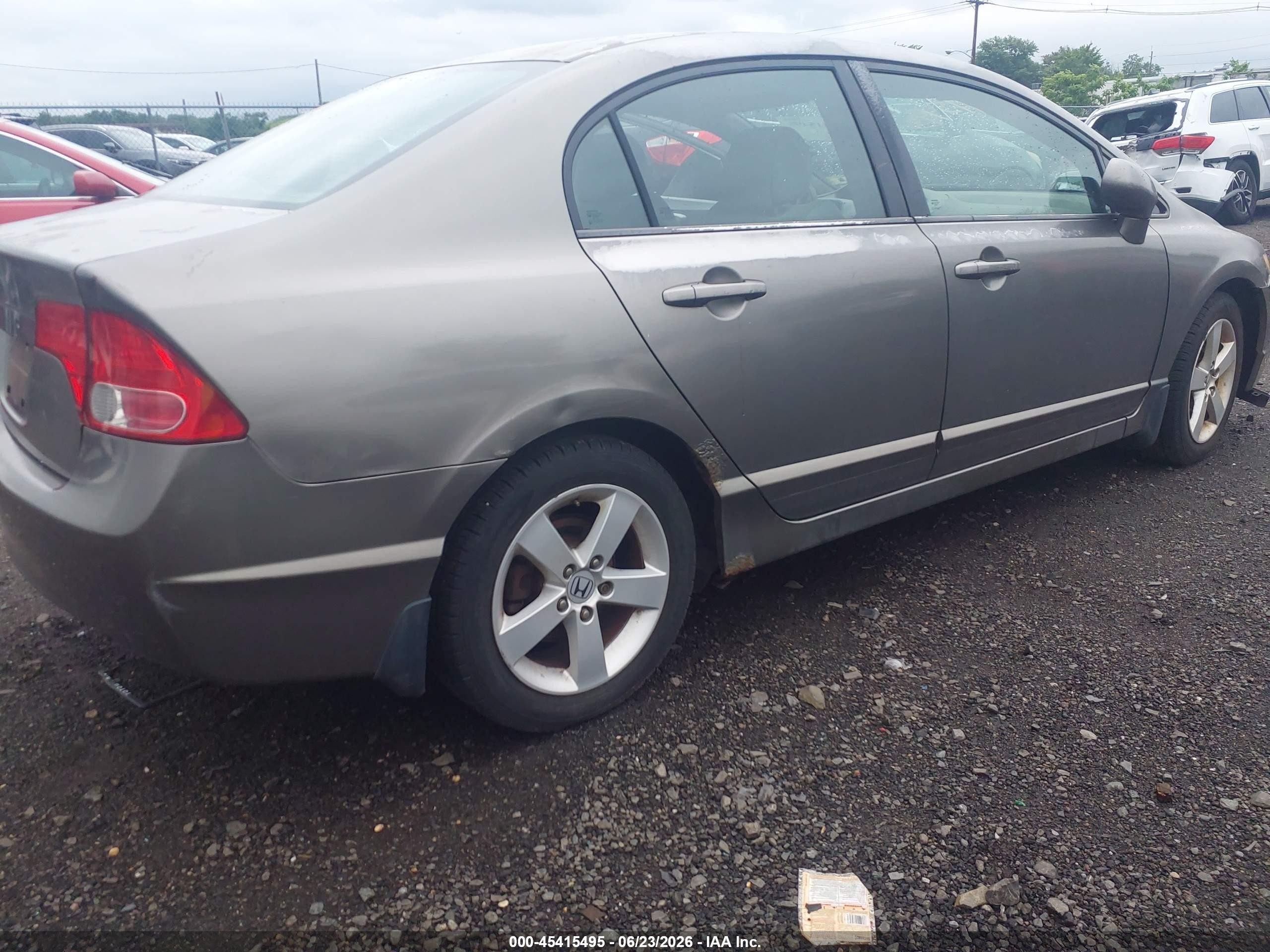 2006 Honda Civic Ex Gray vin: 2HGFA16886H509138