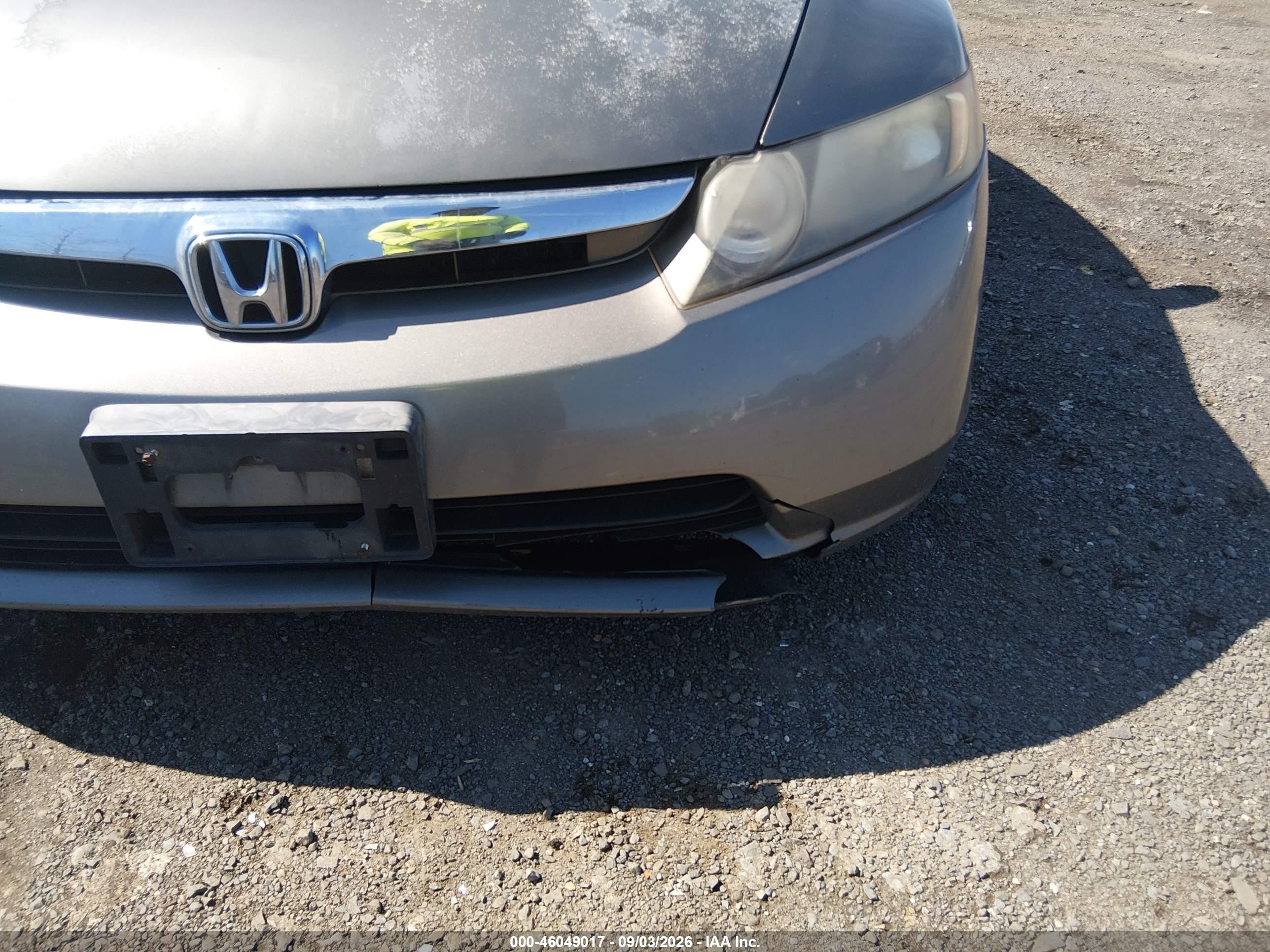 2006 Honda Civic Ex Gray vin: 2HGFA16886H513366