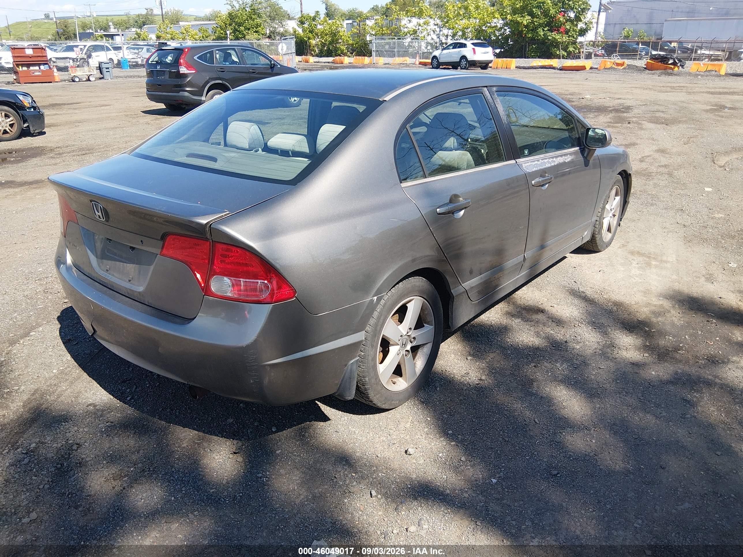 2006 Honda Civic Ex Gray vin: 2HGFA16886H513366