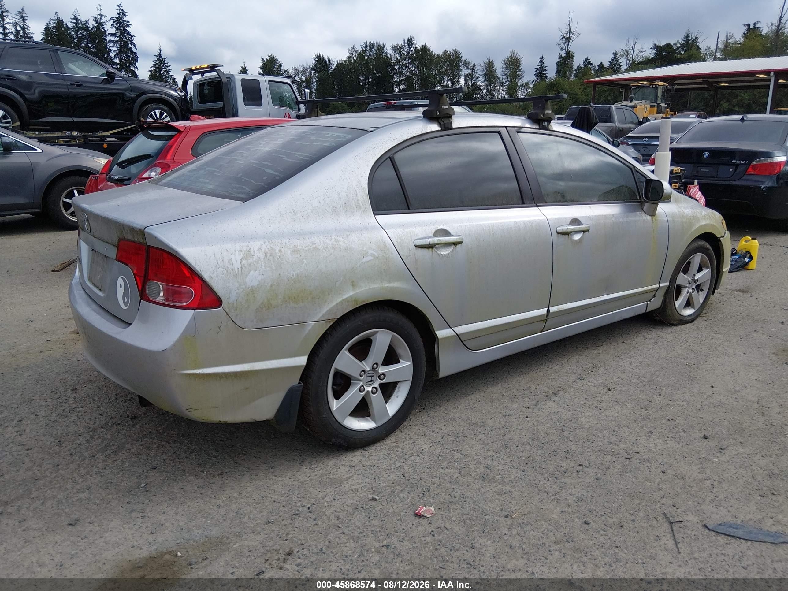 2007 Honda Civic Ex Silver vin: 2HGFA16887H303450