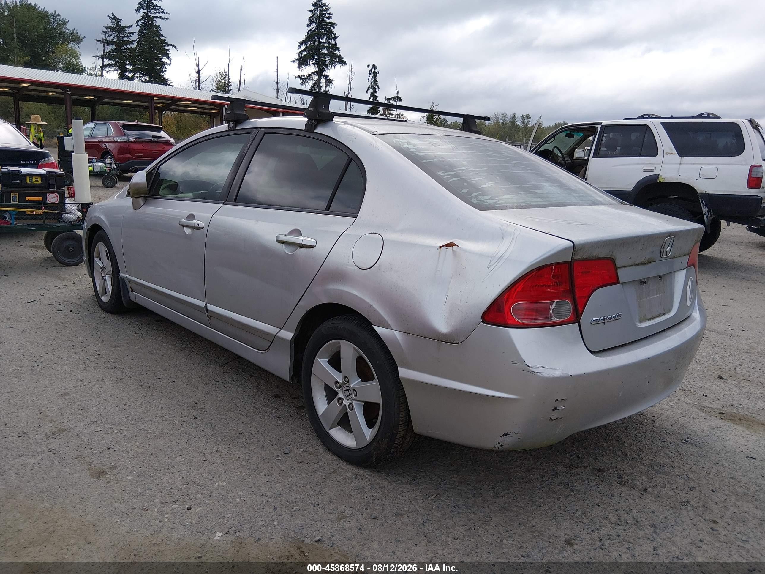 2007 Honda Civic Ex Silver vin: 2HGFA16887H303450