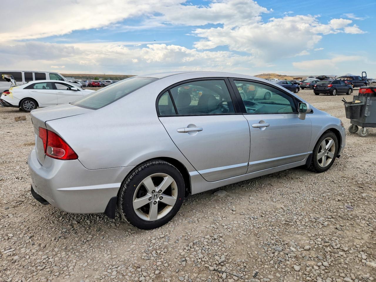 2008 Honda Civic Ex Silver vin: 2HGFA16888H355050