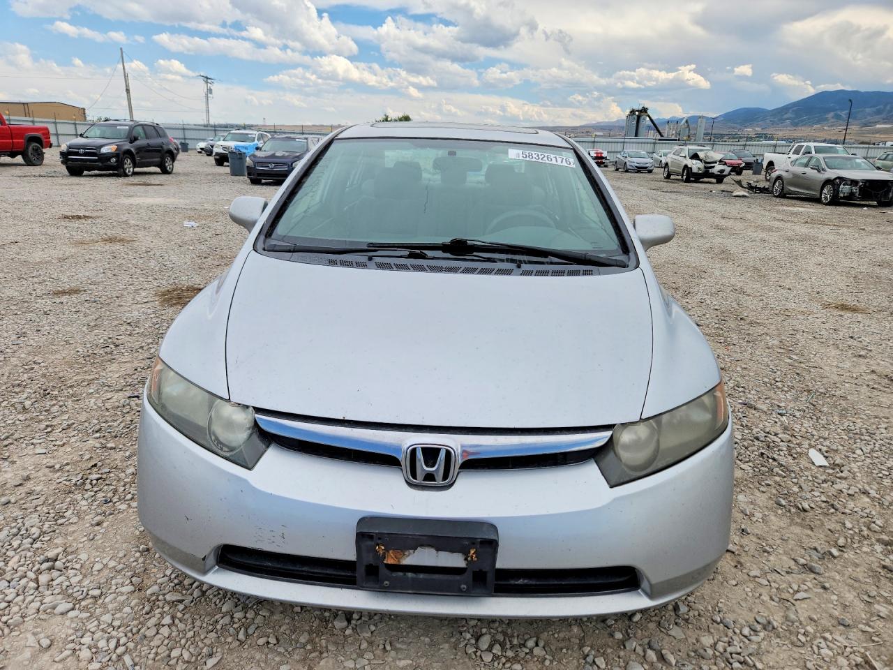 2008 Honda Civic Ex Silver vin: 2HGFA16888H355050