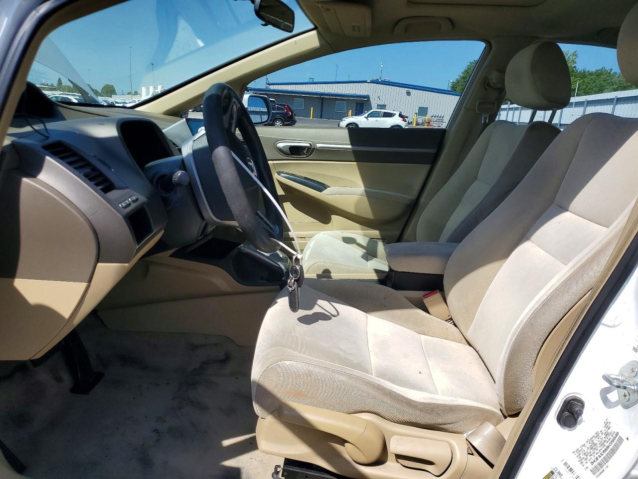2008 Honda Civic Ex White vin: 2HGFA16888H356540