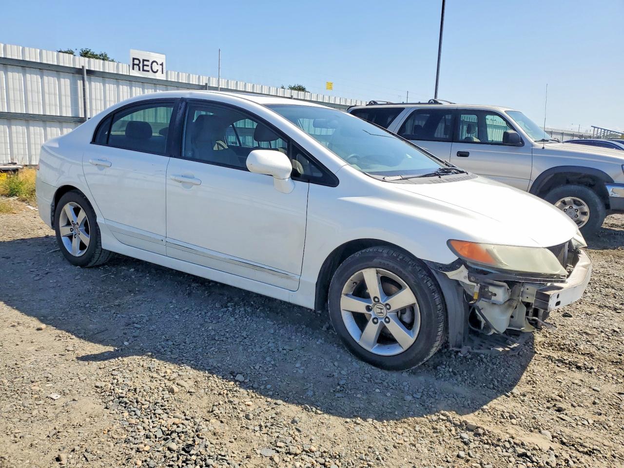 2008 Honda Civic Ex White vin: 2HGFA16888H356540
