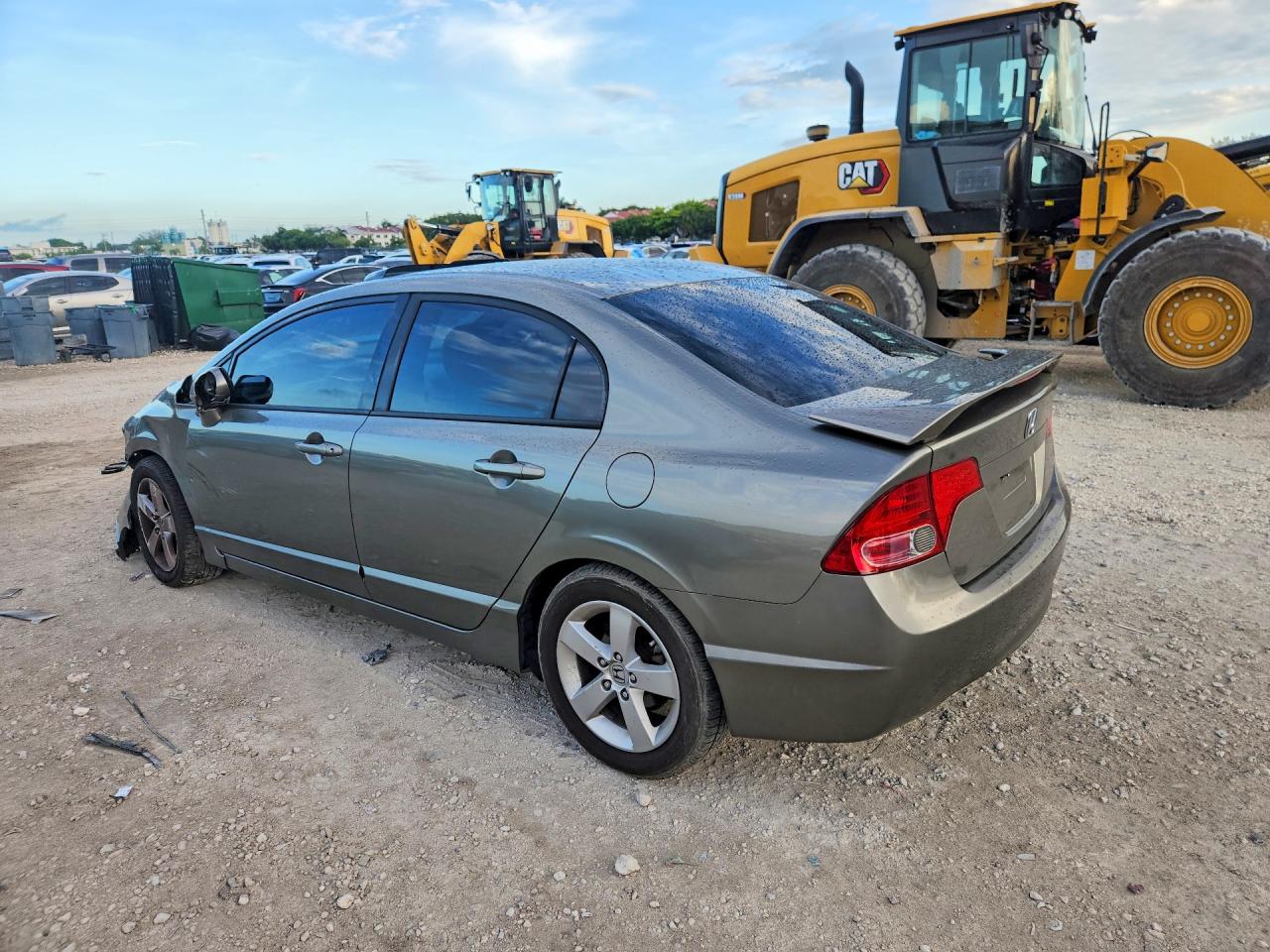 2008 Honda Civic Ex Gray vin: 2HGFA16888H507070