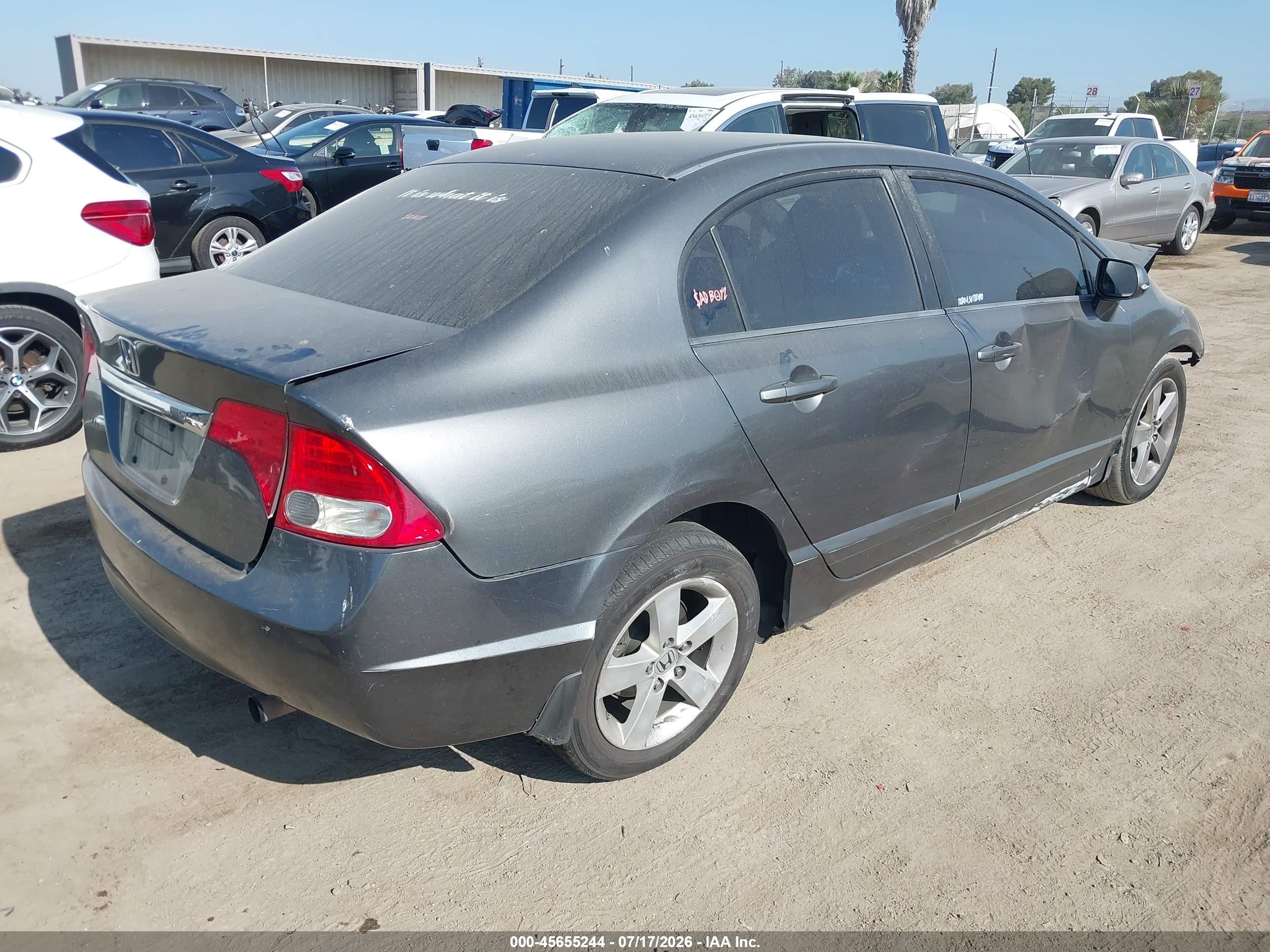 2009 Honda Civic Ex Gray vin: 2HGFA16889H340727