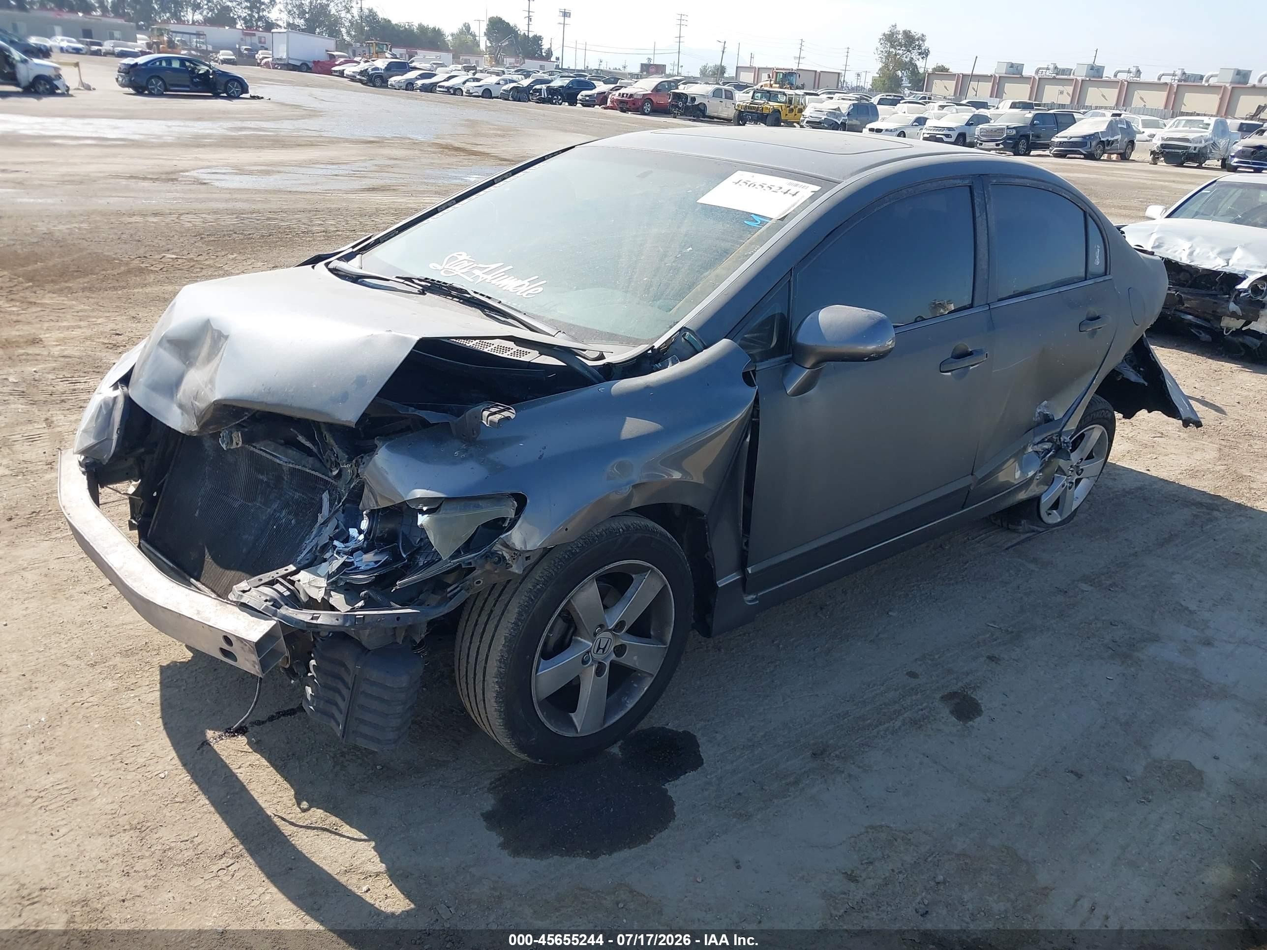 2009 Honda Civic Ex Gray vin: 2HGFA16889H340727