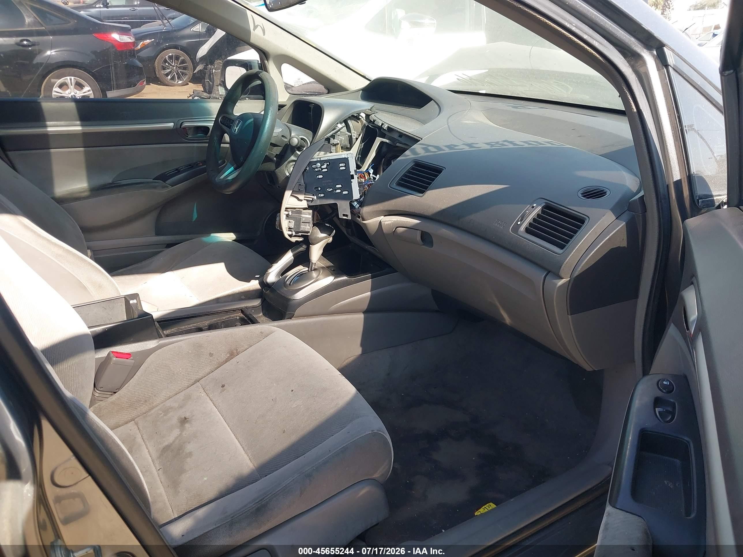 2009 Honda Civic Ex Gray vin: 2HGFA16889H340727