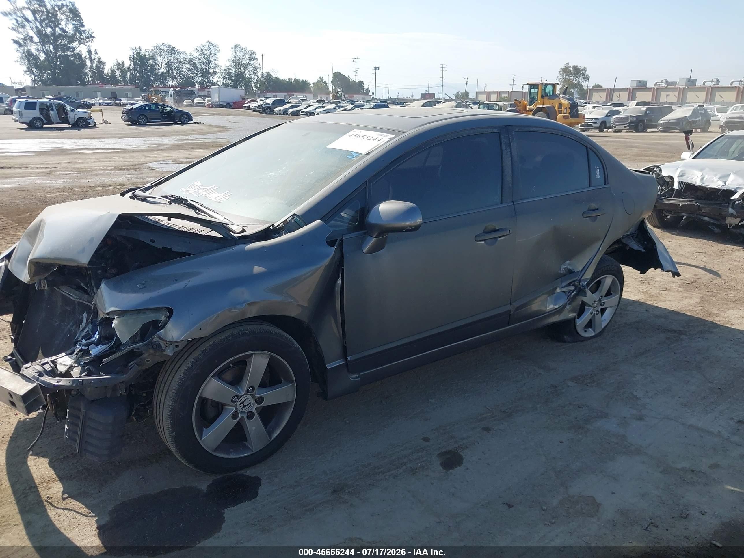 2009 Honda Civic Ex Gray vin: 2HGFA16889H340727