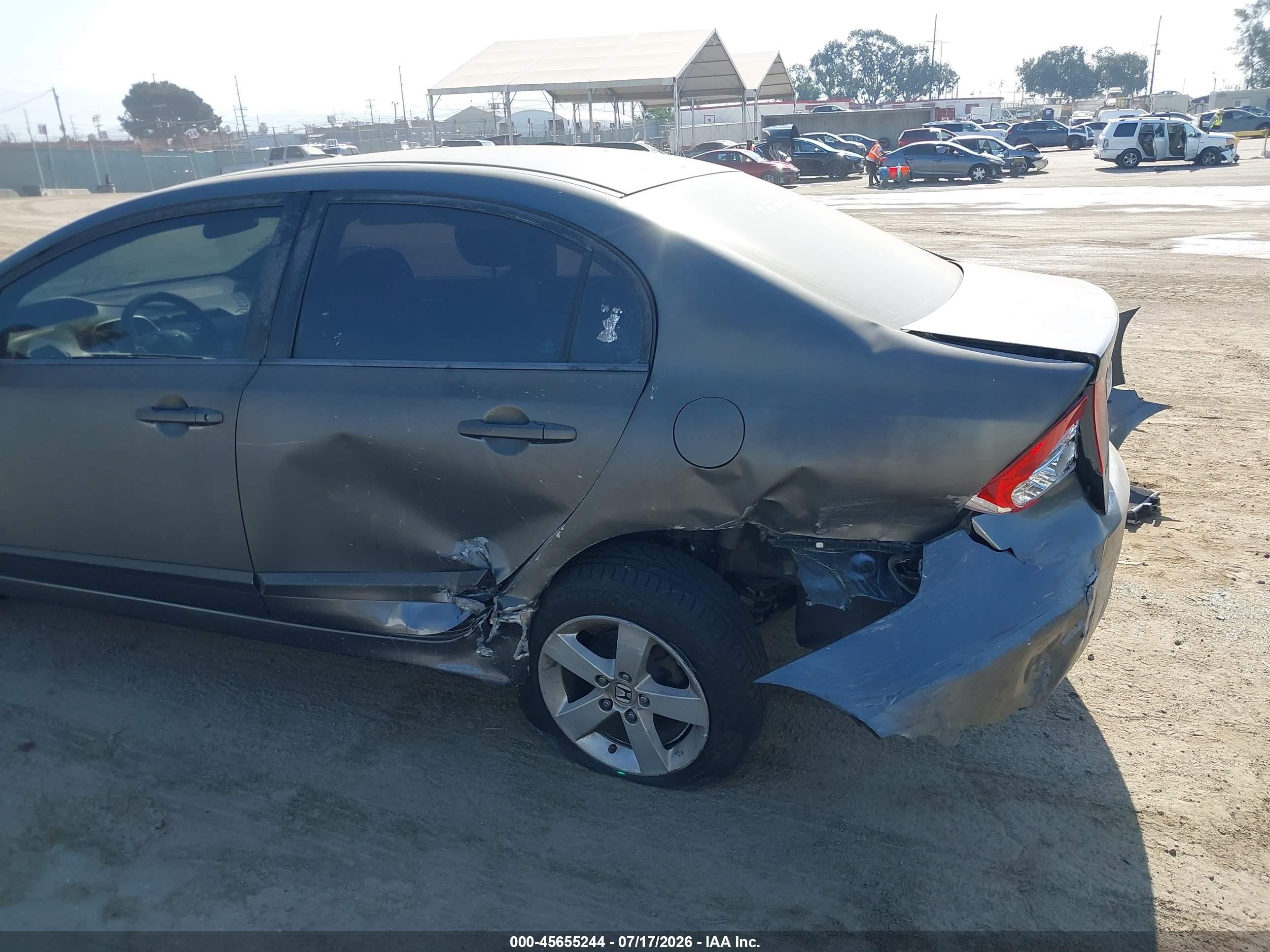 2009 Honda Civic Ex Gray vin: 2HGFA16889H340727
