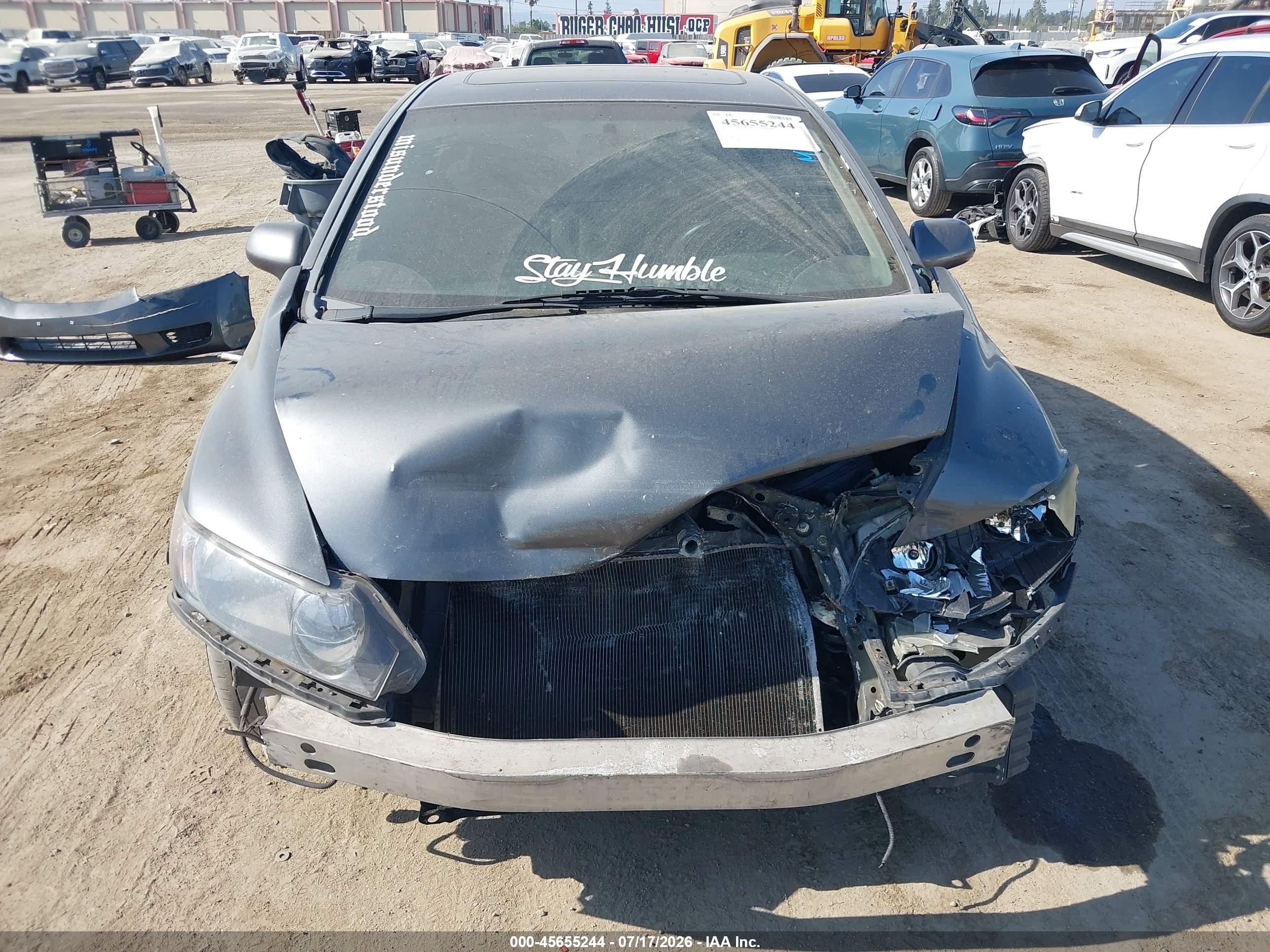 2009 Honda Civic Ex Gray vin: 2HGFA16889H340727