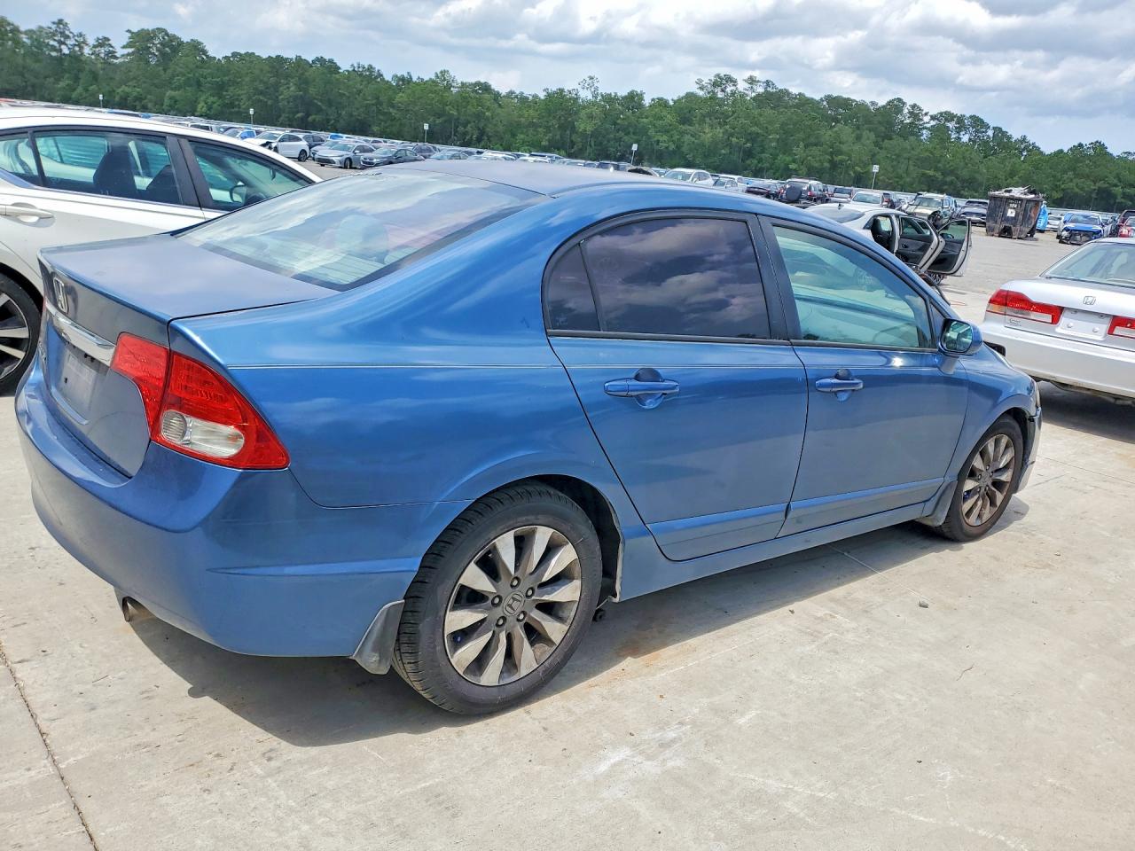 2009 Honda Civic Ex Синий vin: 2HGFA16889H524193