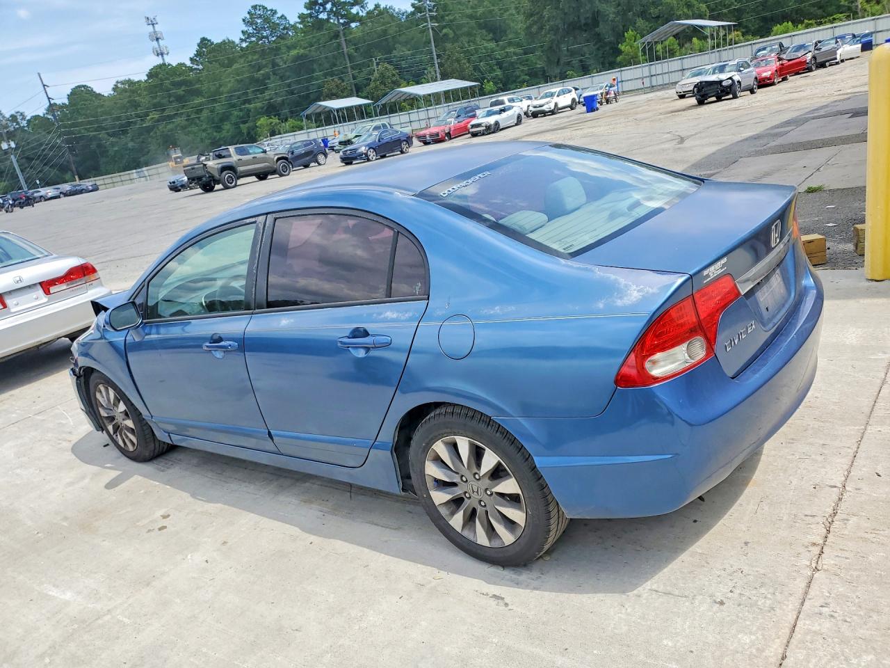 2009 Honda Civic Ex Синий vin: 2HGFA16889H524193