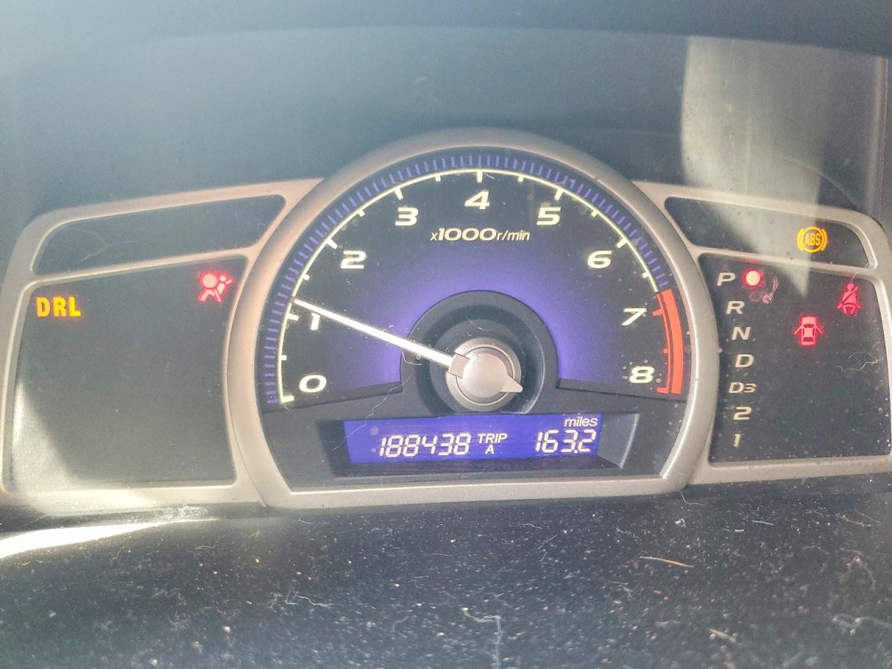 2009 Honda Civic Ex Синий vin: 2HGFA16889H524193