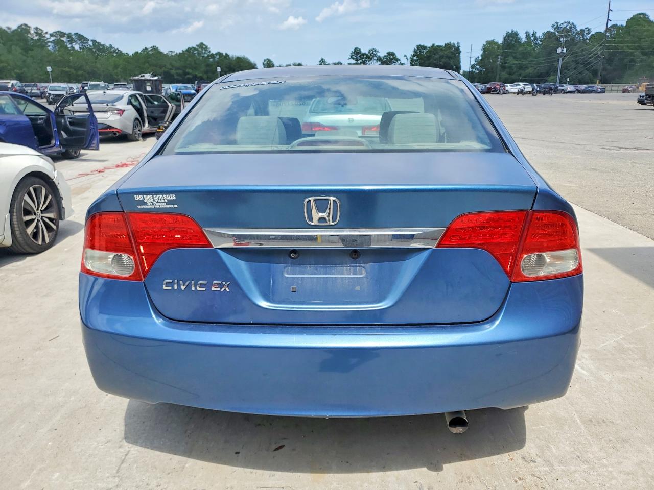 2009 Honda Civic Ex Синий vin: 2HGFA16889H524193