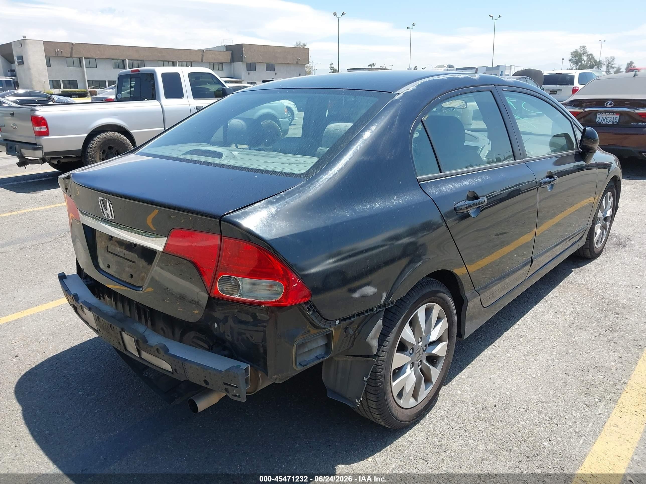 2009 Honda Civic Ex Black vin: 2HGFA16889H534299