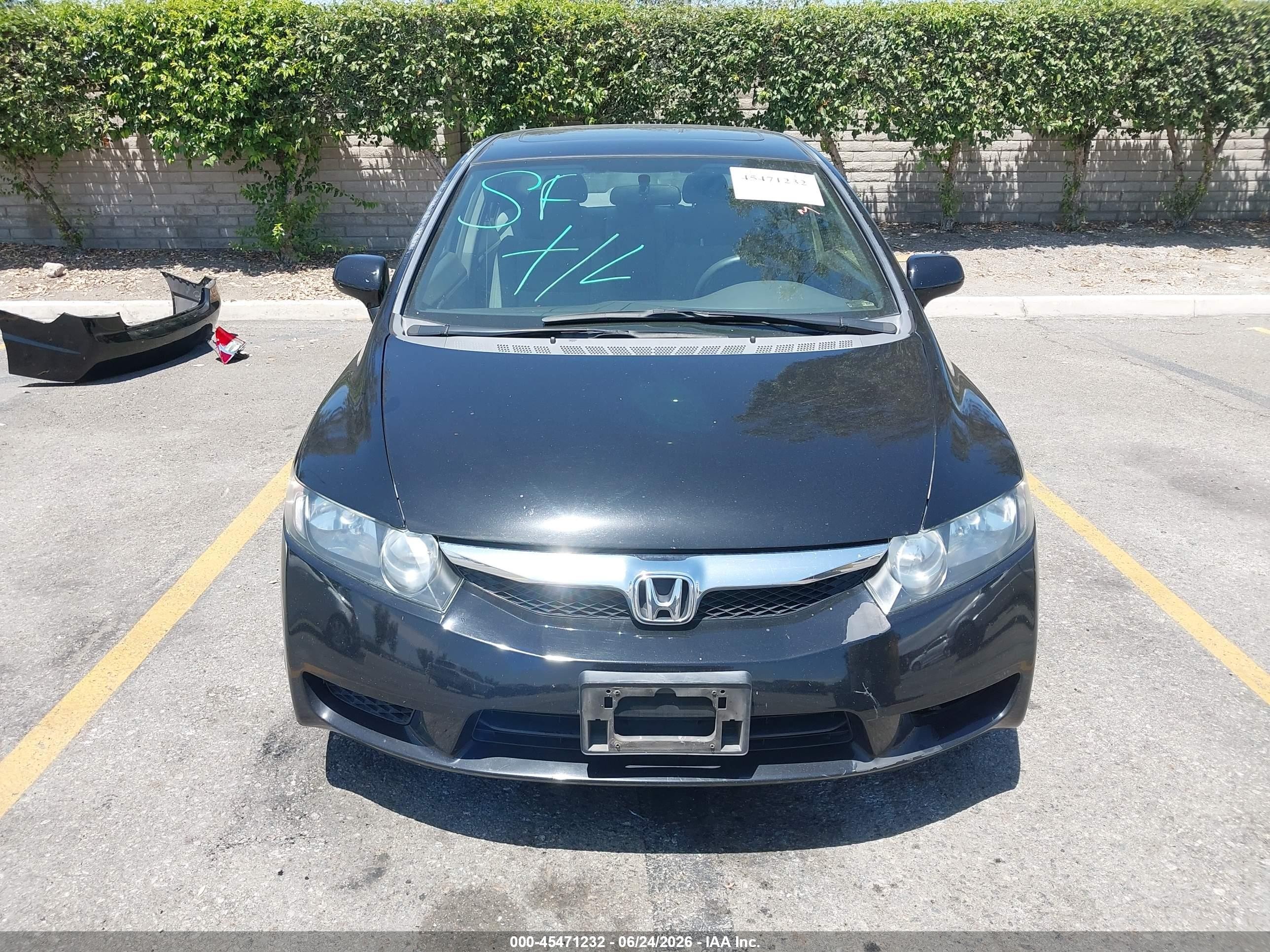 2009 Honda Civic Ex Black vin: 2HGFA16889H534299