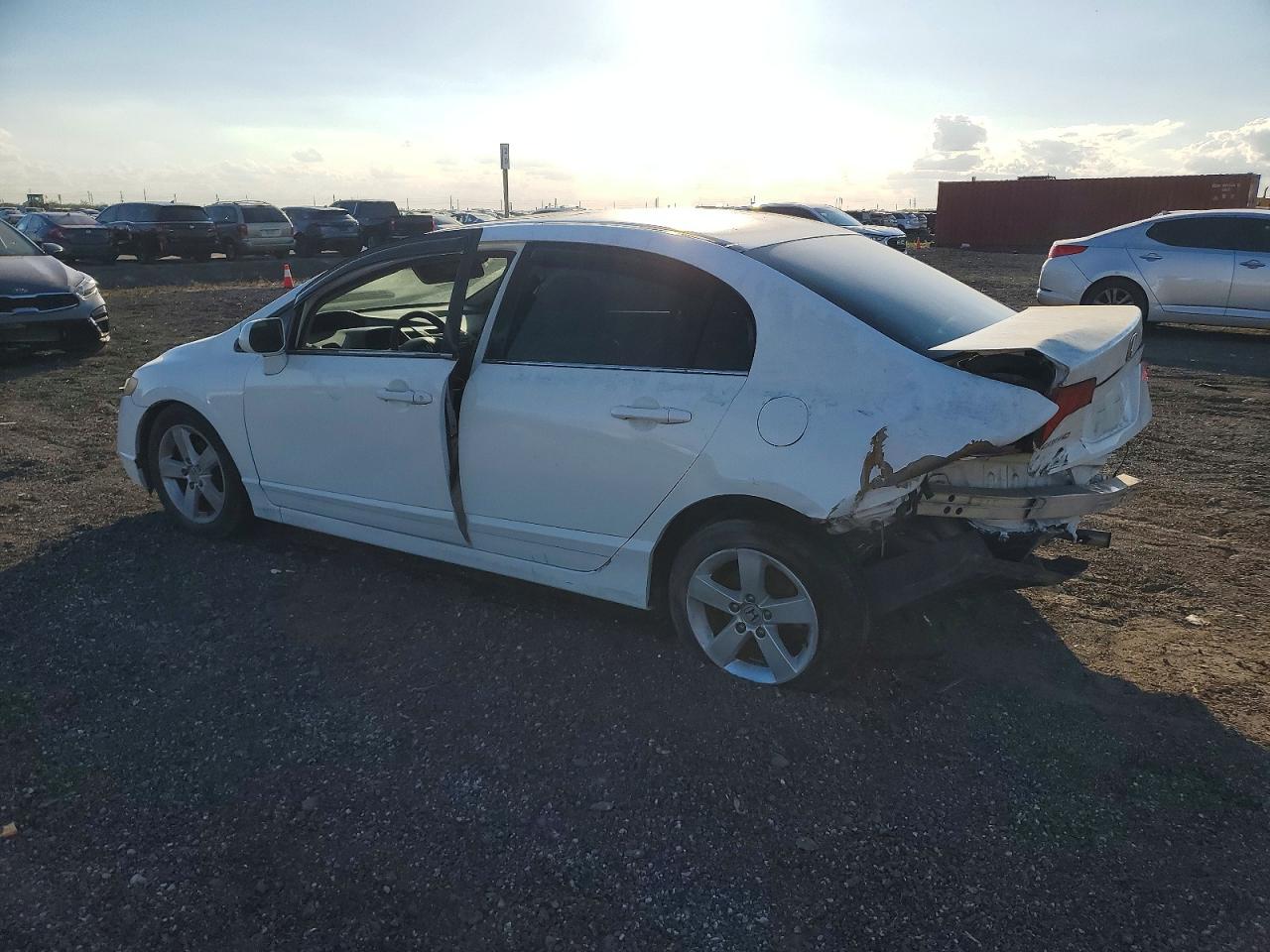 2006 Honda Civic Ex White vin: 2HGFA16896H512596