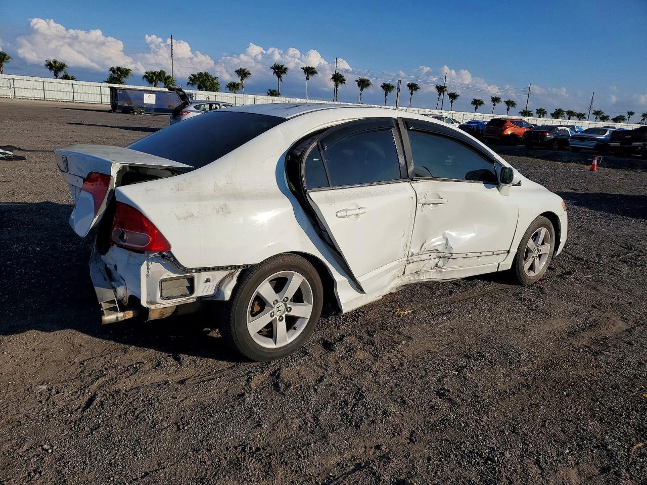 2006 Honda Civic Ex White vin: 2HGFA16896H512596