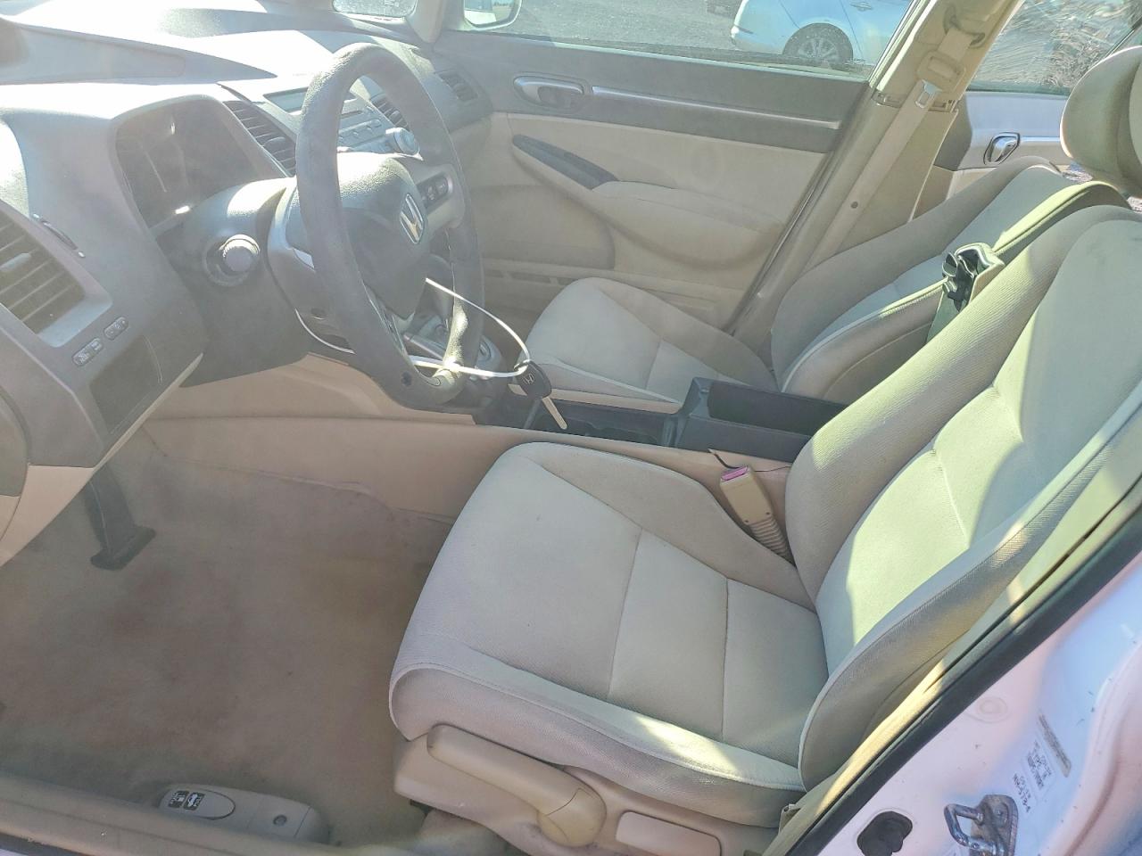 2006 Honda Civic Ex White vin: 2HGFA16896H512596