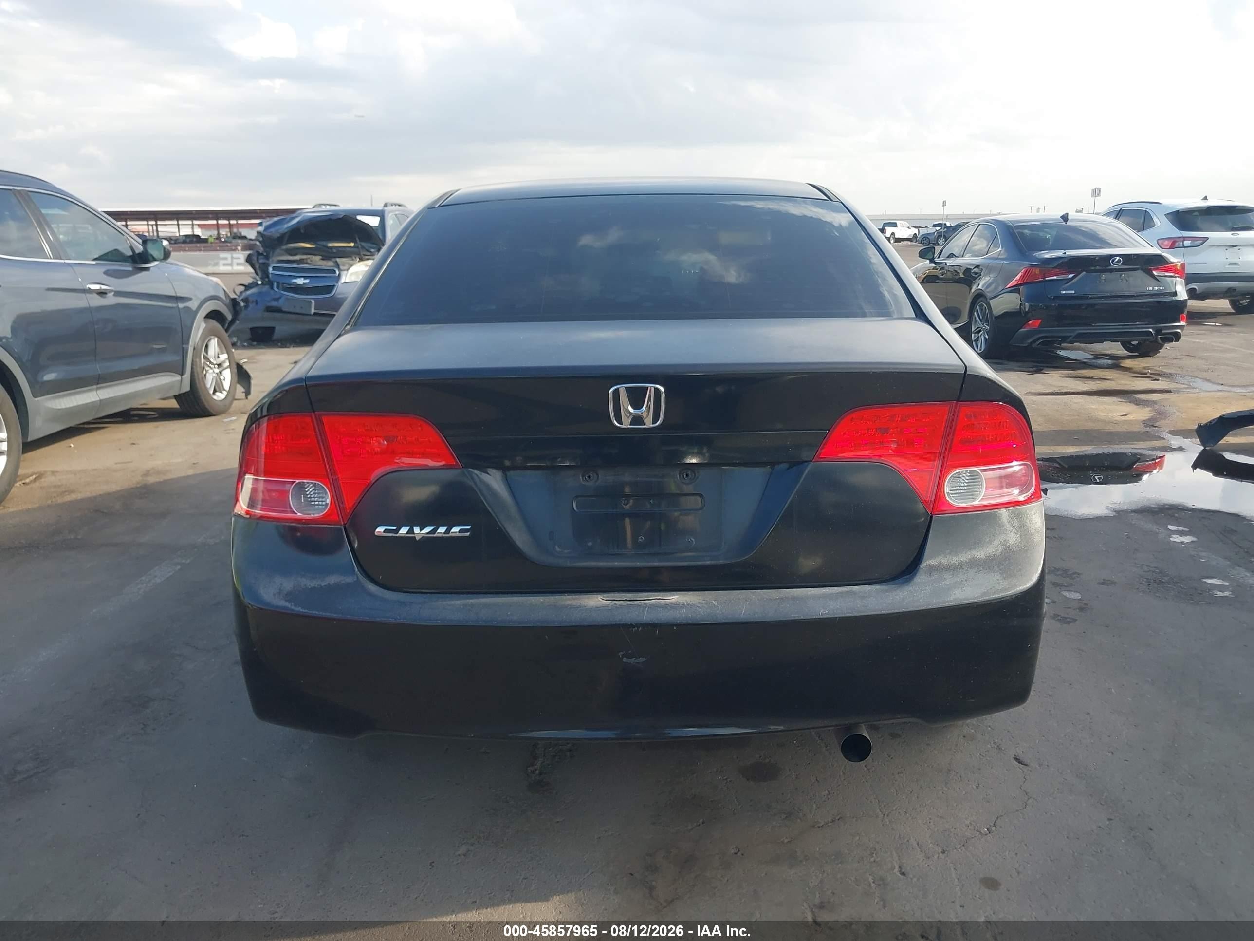 2008 Honda Civic Ex Black vin: 2HGFA16898H303944