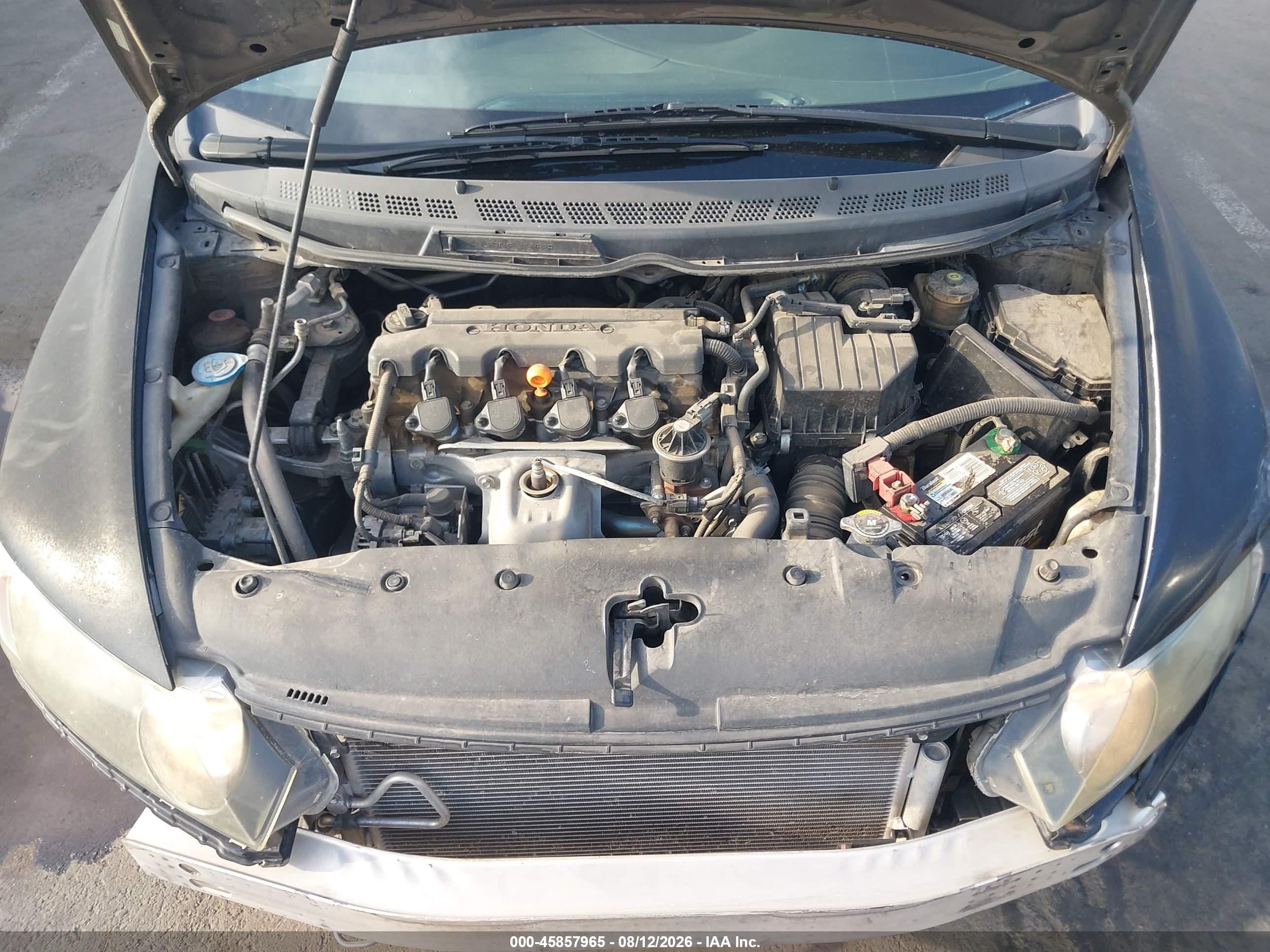 2008 Honda Civic Ex Black vin: 2HGFA16898H303944