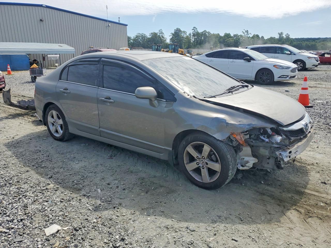 2008 Honda Civic Ex Gray vin: 2HGFA16898H354117