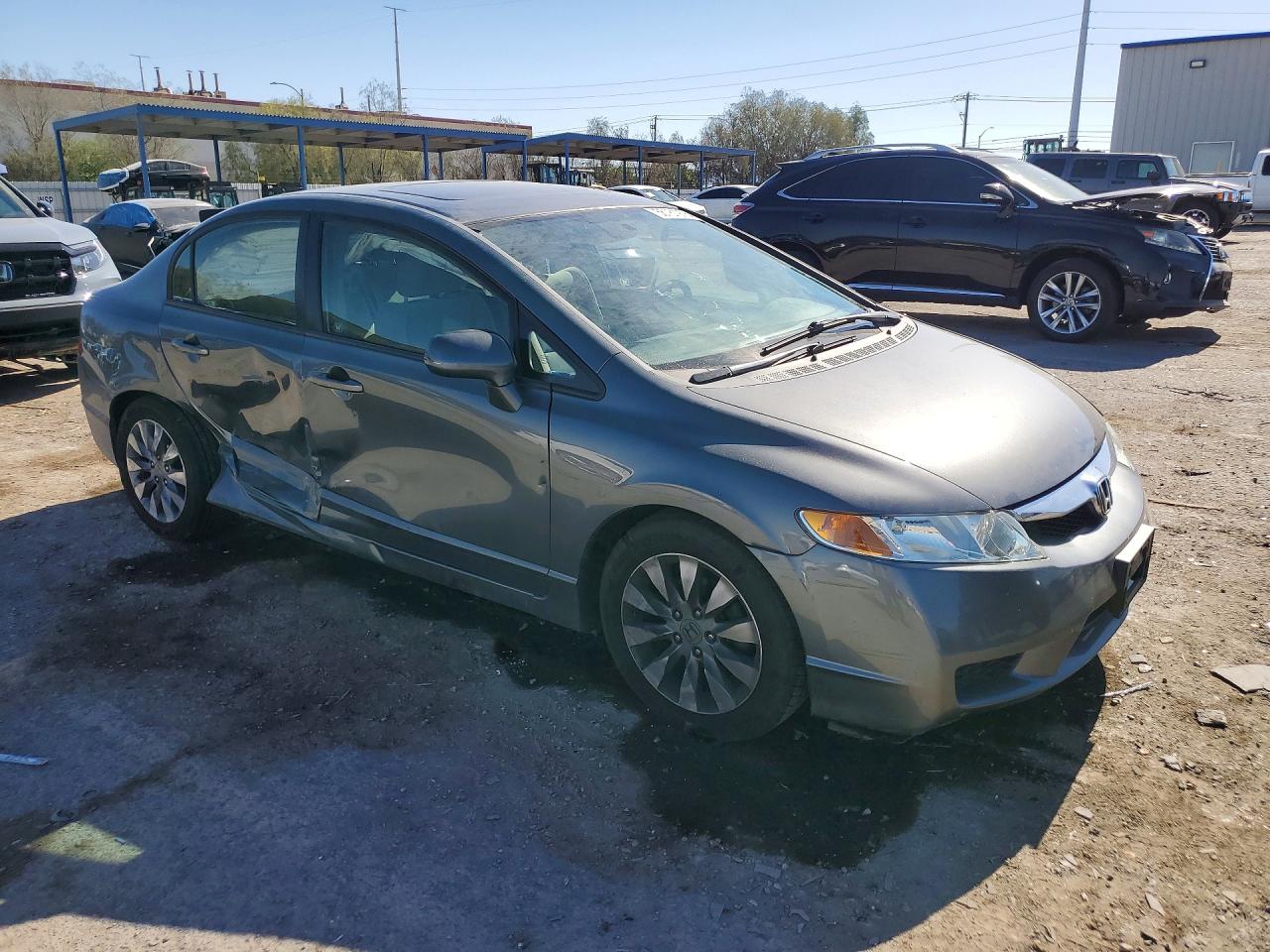 2009 Honda Civic Ex Gray vin: 2HGFA16899H315755