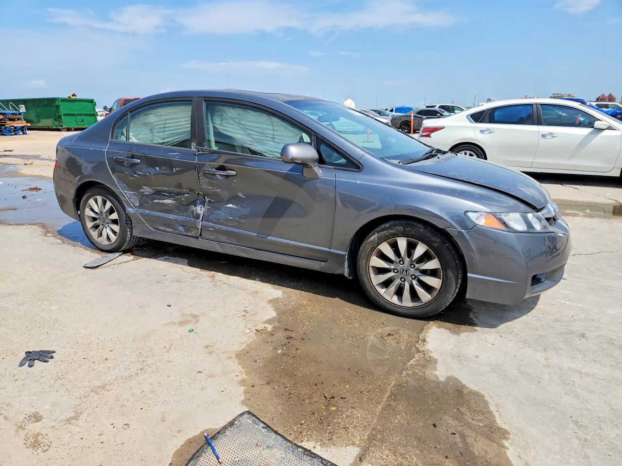 2009 Honda Civic Ex Gray vin: 2HGFA16899H317411