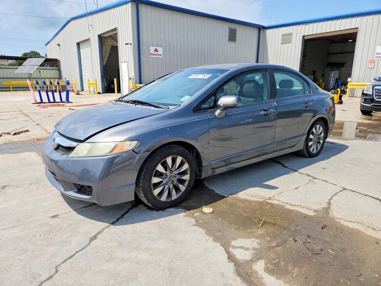 2009 Honda Civic Ex Gray vin: 2HGFA16899H317411