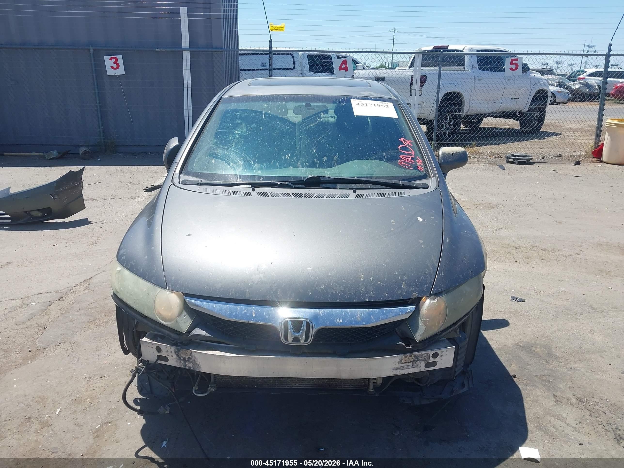 2009 Honda Civic Ex Серый vin: 2HGFA16899H326111