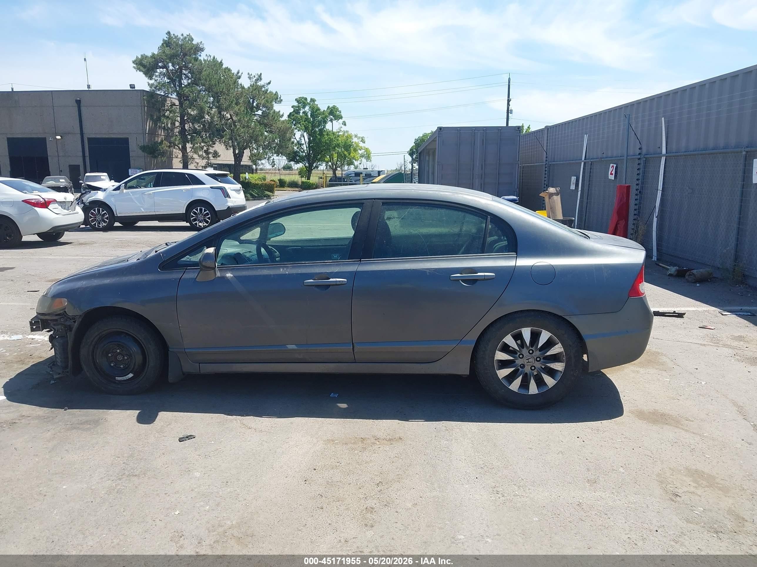 2009 Honda Civic Ex Серый vin: 2HGFA16899H326111