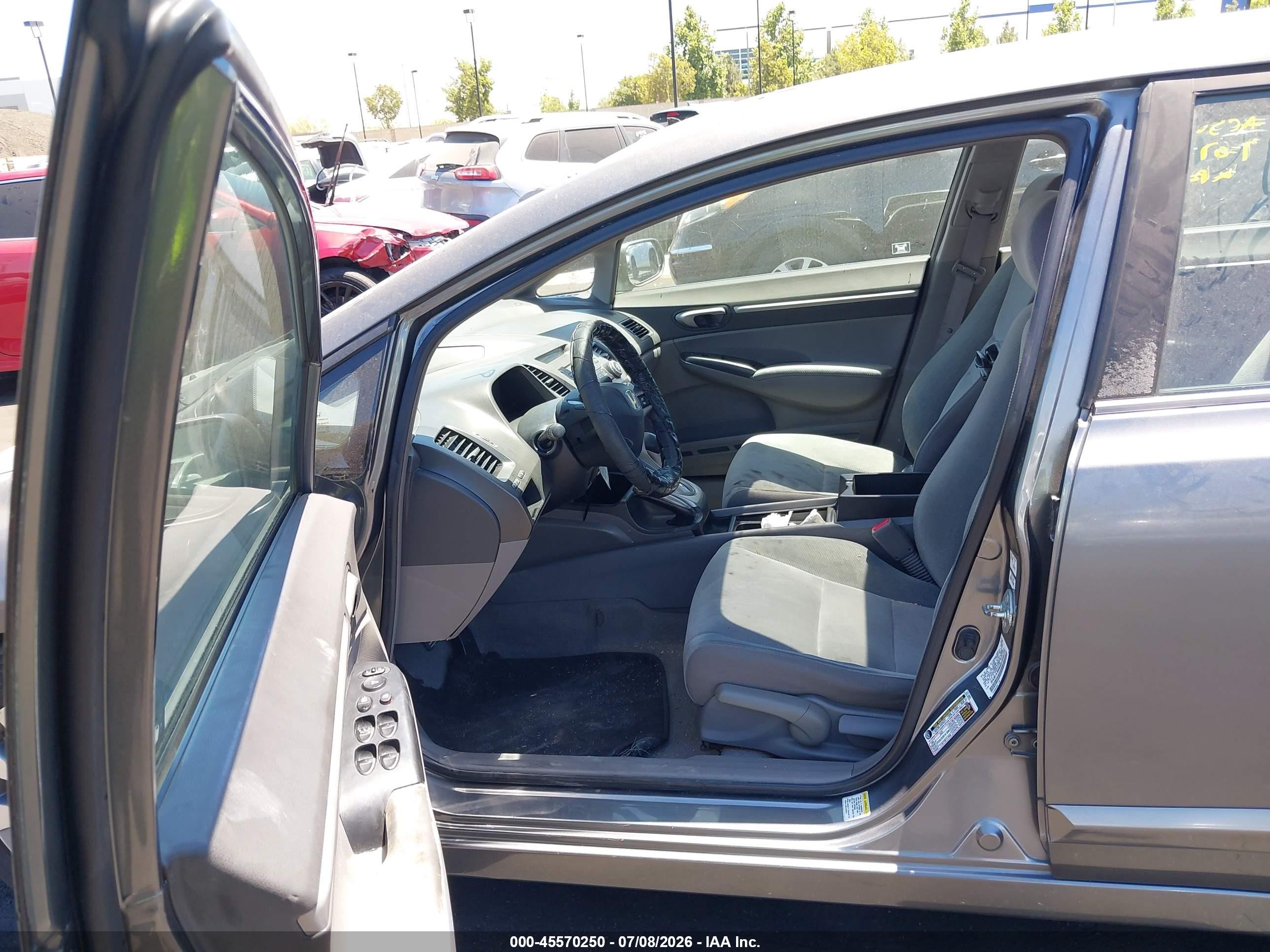 2009 Honda Civic Ex Gray vin: 2HGFA16899H346178
