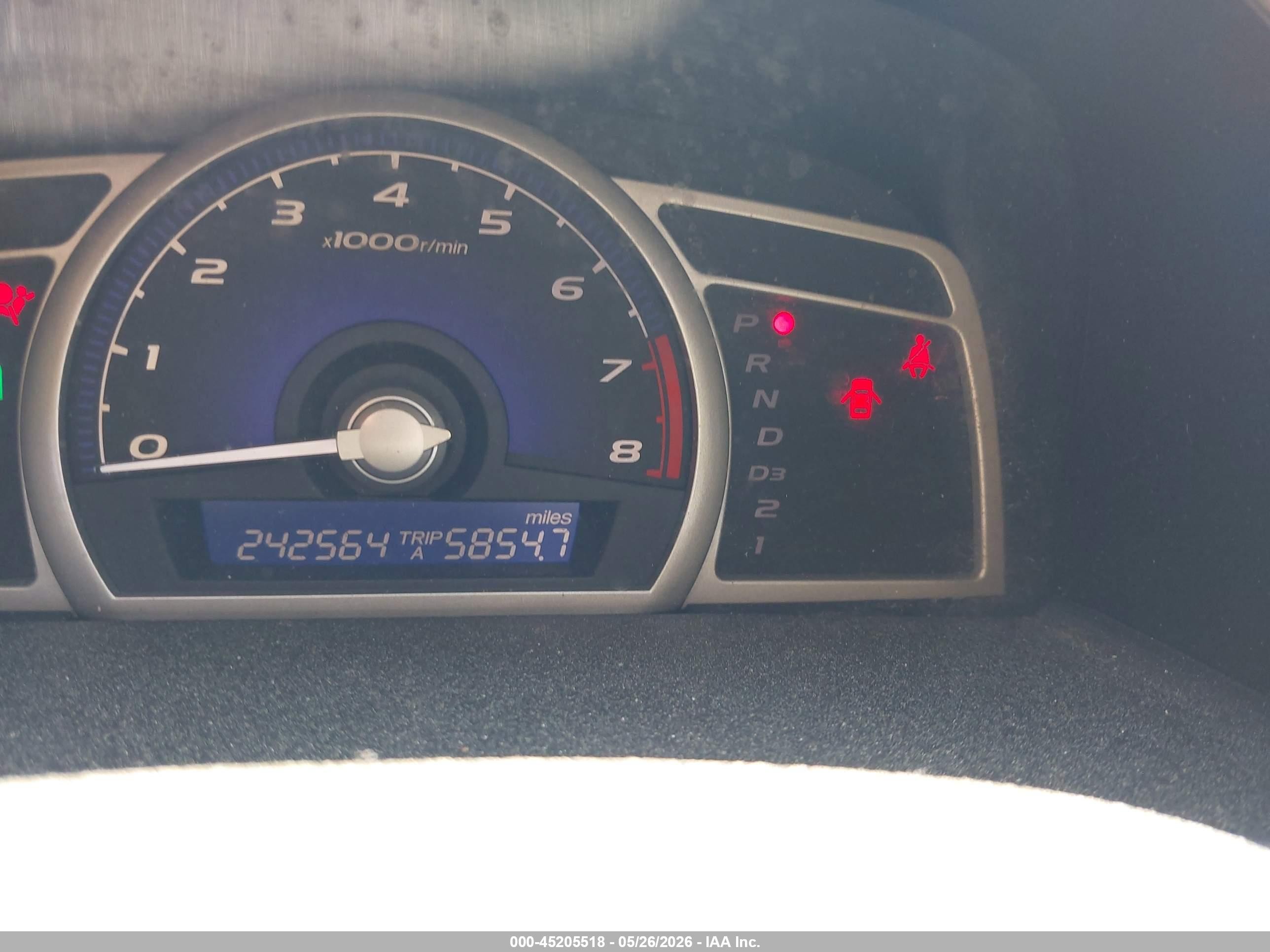 2009 Honda Civic Ex Gray vin: 2HGFA16899H542444