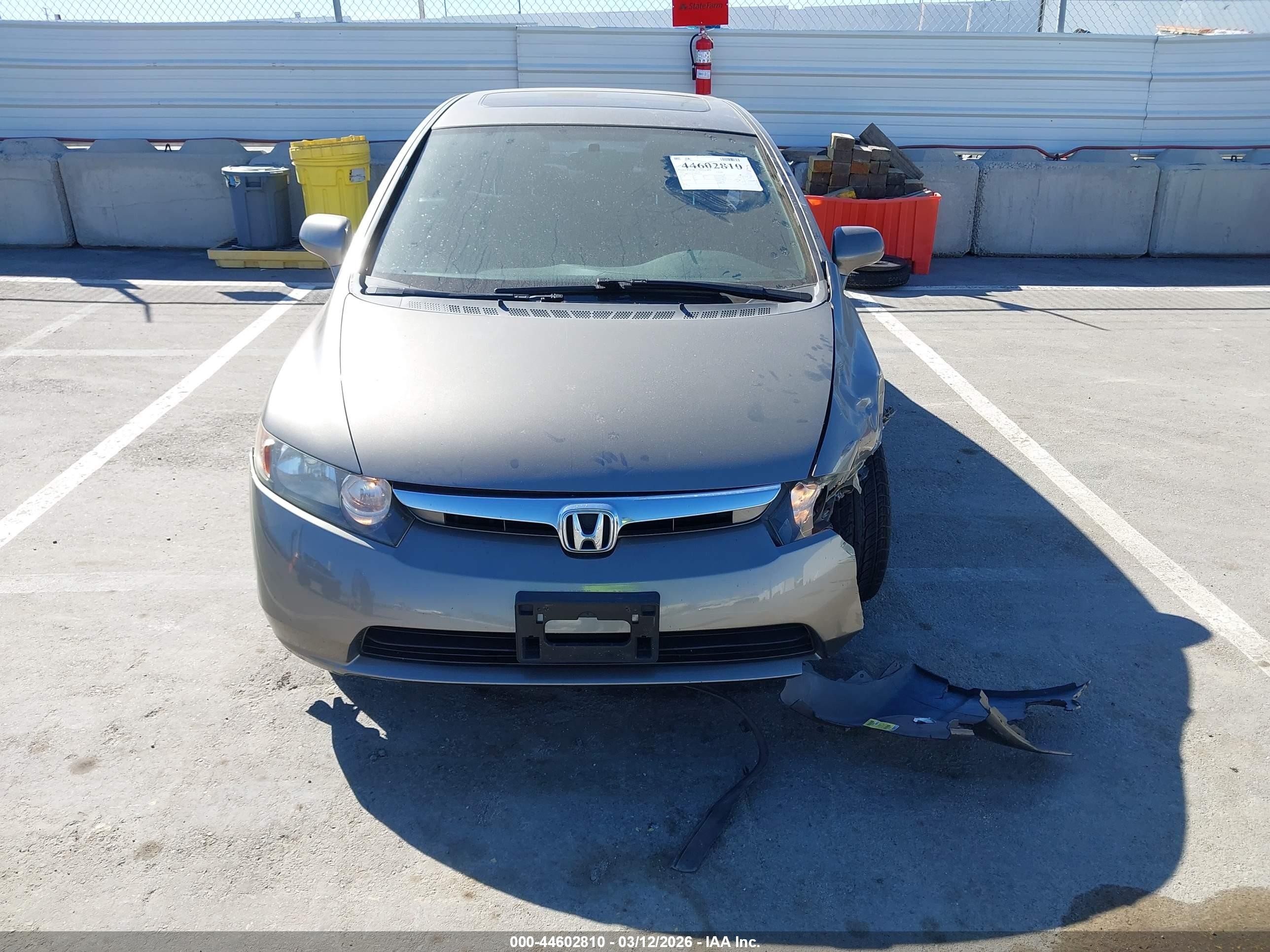 2006 Honda Civic Ex Gray vin: 2HGFA168X6H523204