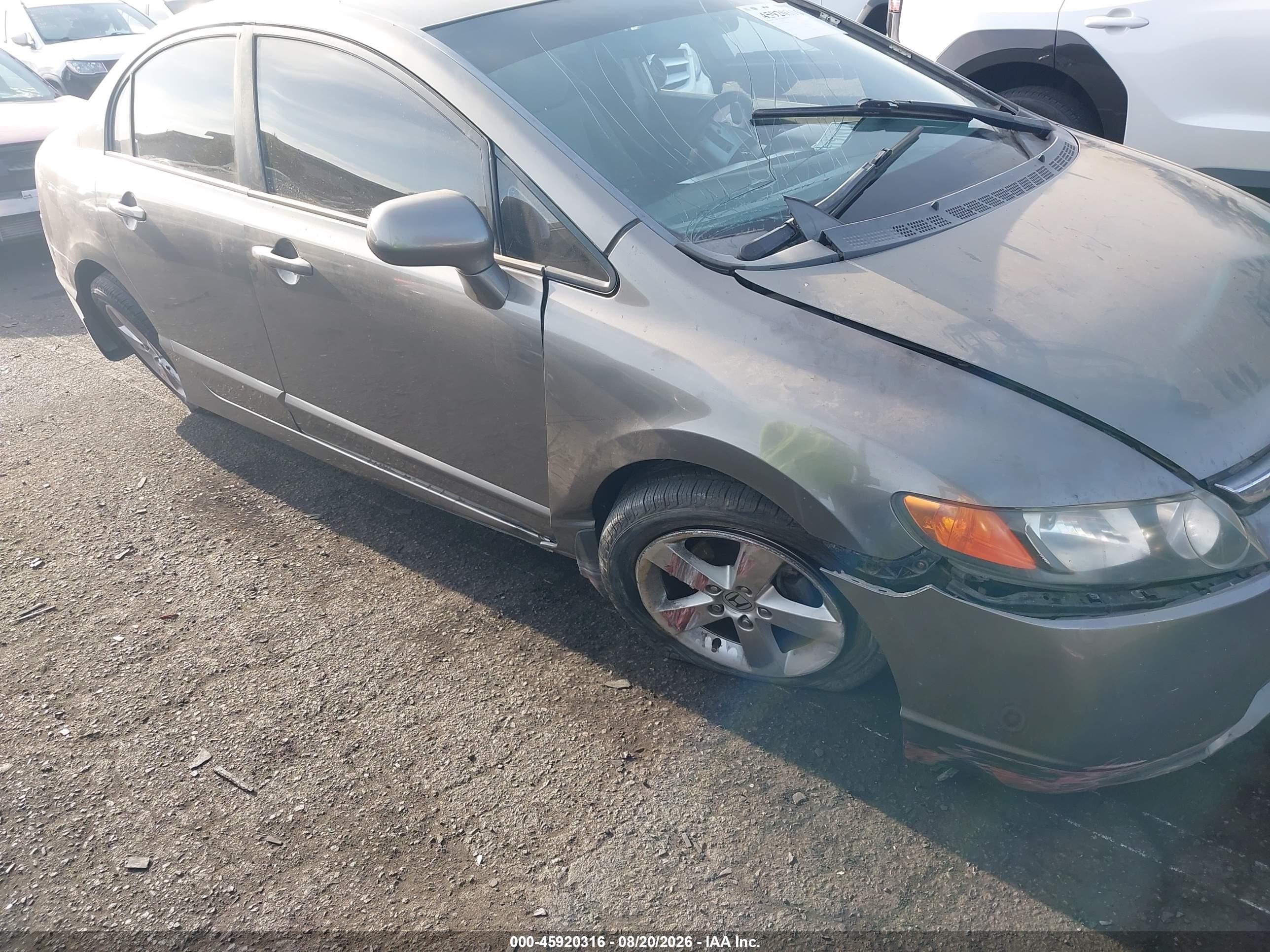 2007 Honda Civic Ex Gray vin: 2HGFA168X7H304034