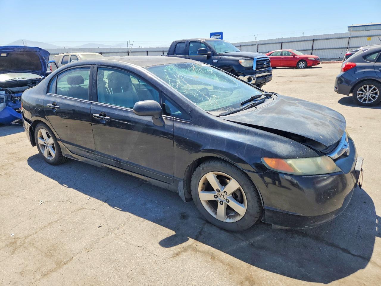 2008 Honda Civic Ex Black vin: 2HGFA168X8H309543