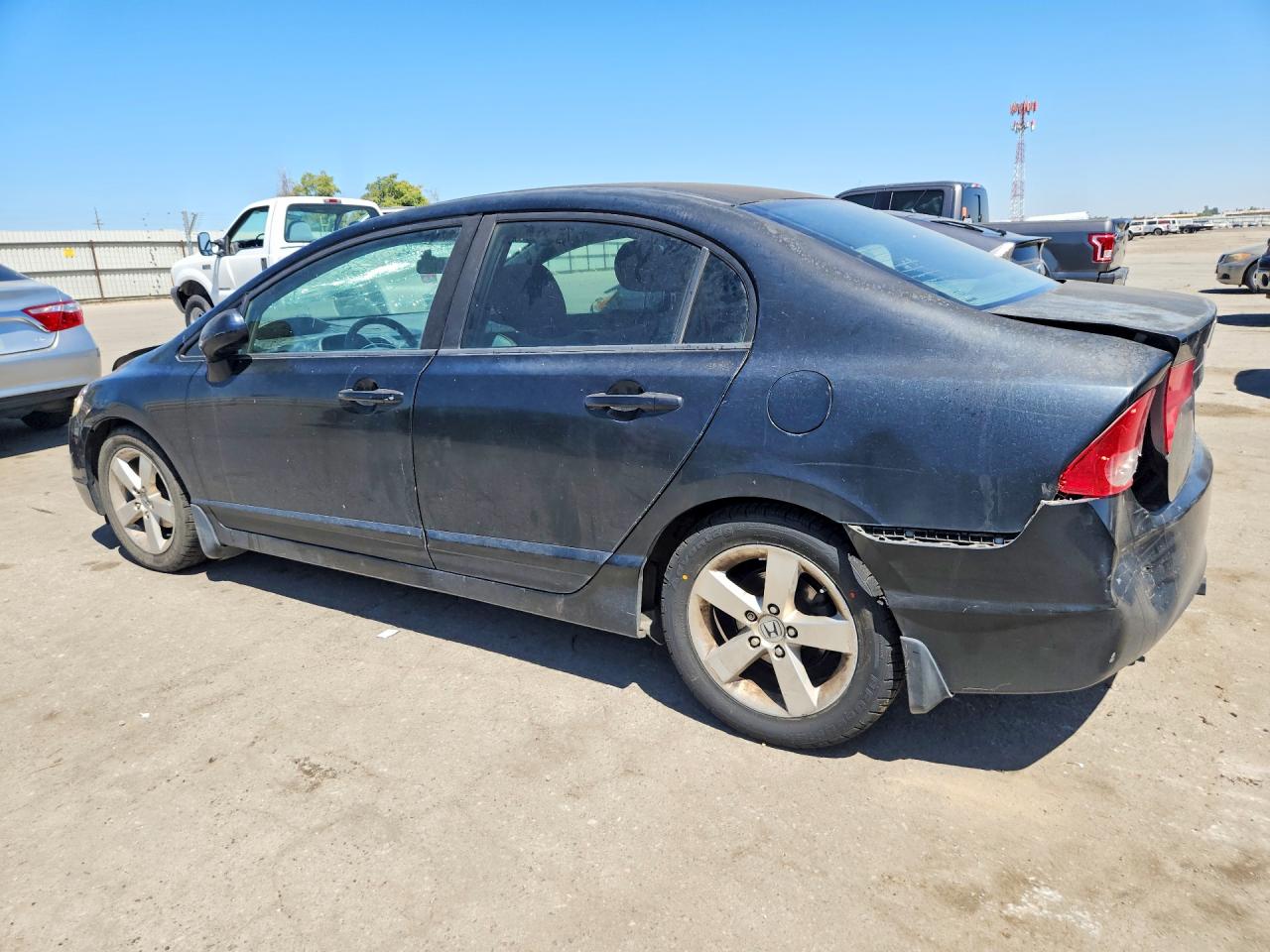 2008 Honda Civic Ex Black vin: 2HGFA168X8H309543