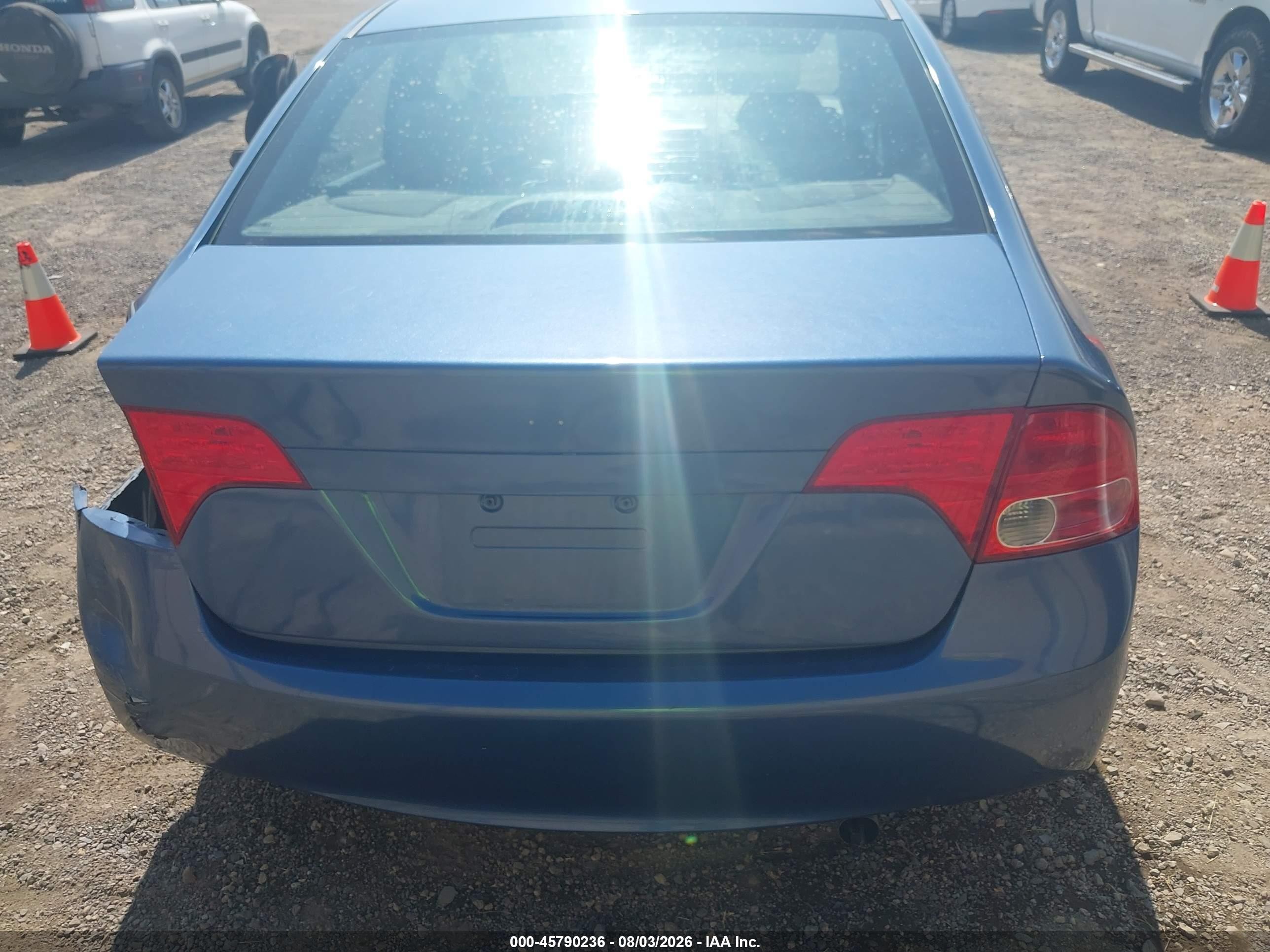 2008 Honda Civic Ex Blue vin: 2HGFA168X8H534402