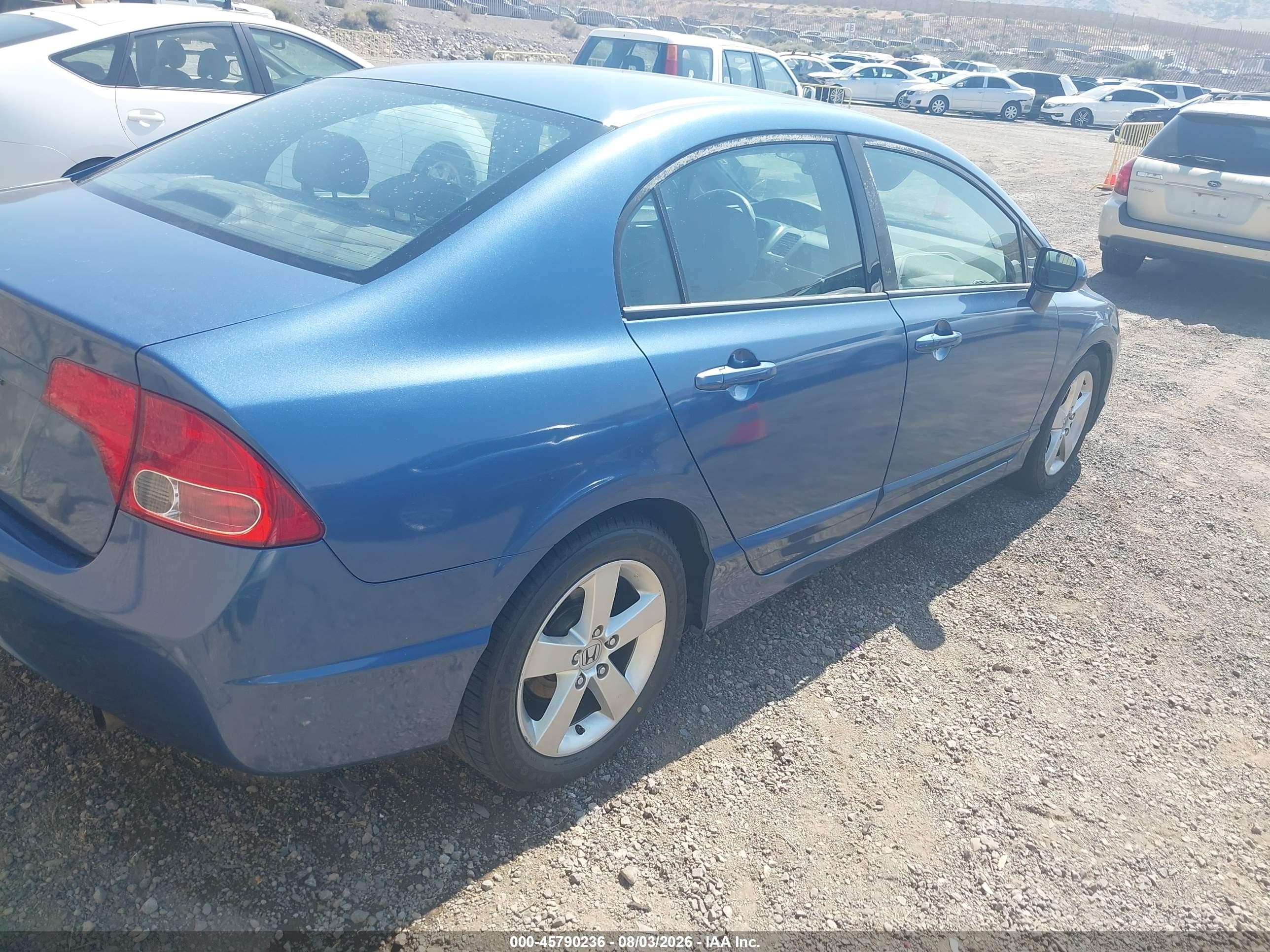 2008 Honda Civic Ex Blue vin: 2HGFA168X8H534402